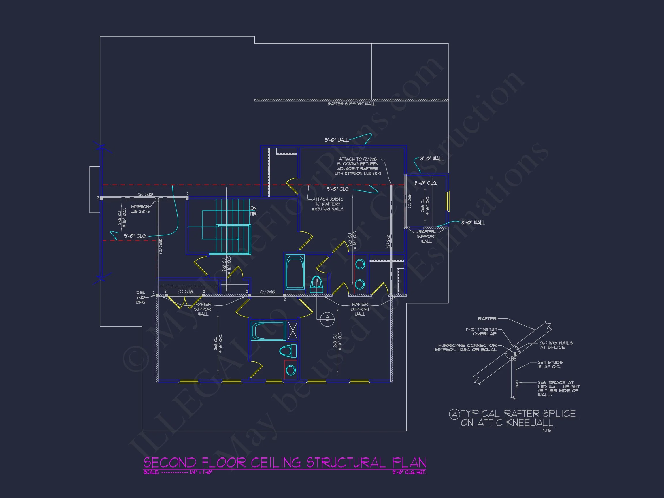 13-1673 HOUSE PLAN - Craftsman-Style 3-Story House Plan with Basement & CAD Design 18 Craftsman-Style 3-Story house Plan with Basement & CAD Design