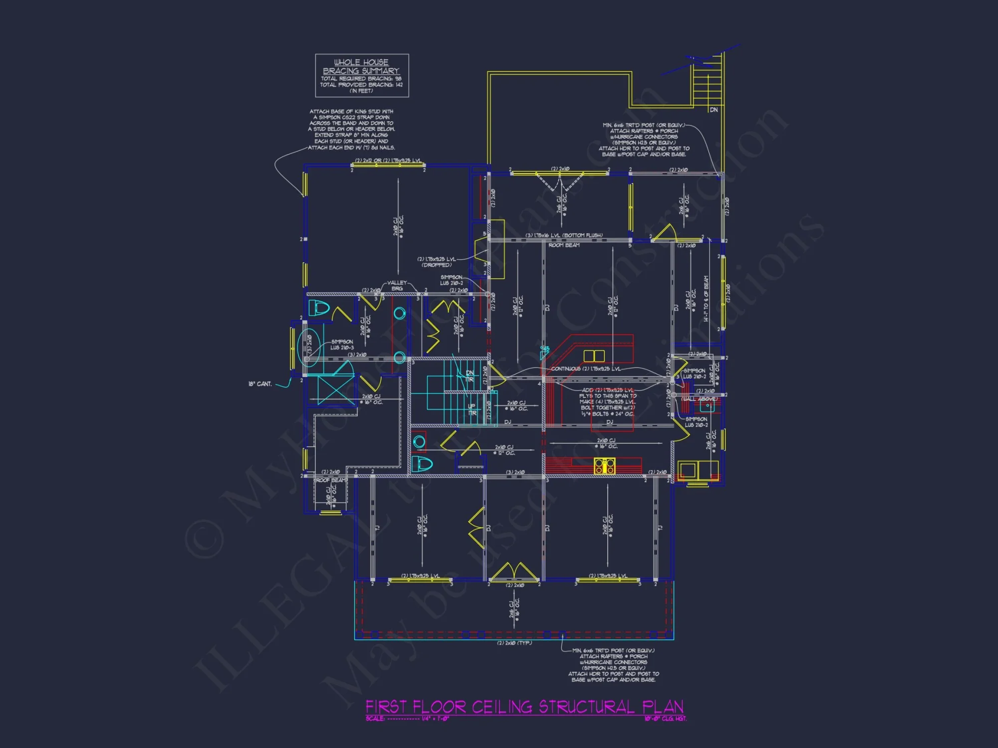 Craftsman-Style 3-Story house Plan with Basement & CAD Design