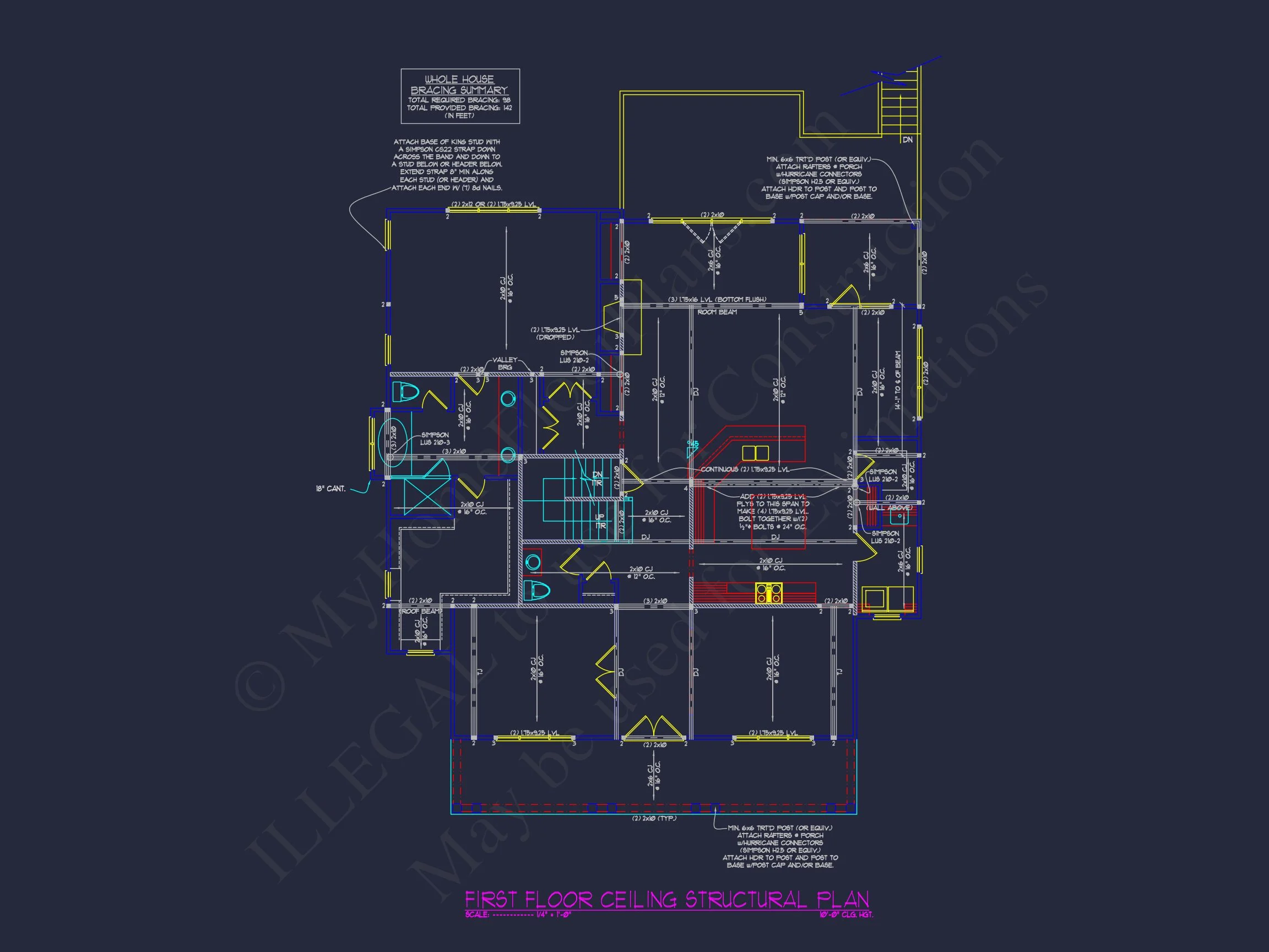 13-1673 HOUSE PLAN - Craftsman-Style 3-Story House Plan with Basement & CAD Design 17 Craftsman-Style 3-Story house Plan with Basement & CAD Design