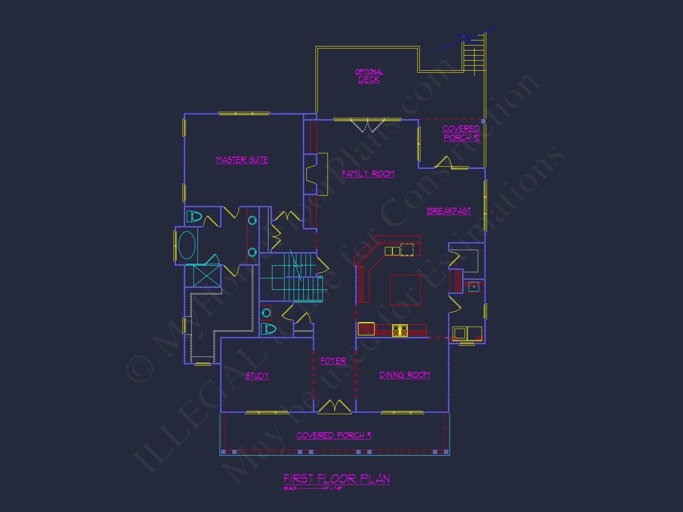 13-1673 HOUSE PLAN - Craftsman-Style 3-Story House Plan with Basement & CAD Design 9 Craftsman-Style 3-Story house Plan with Basement & CAD Design