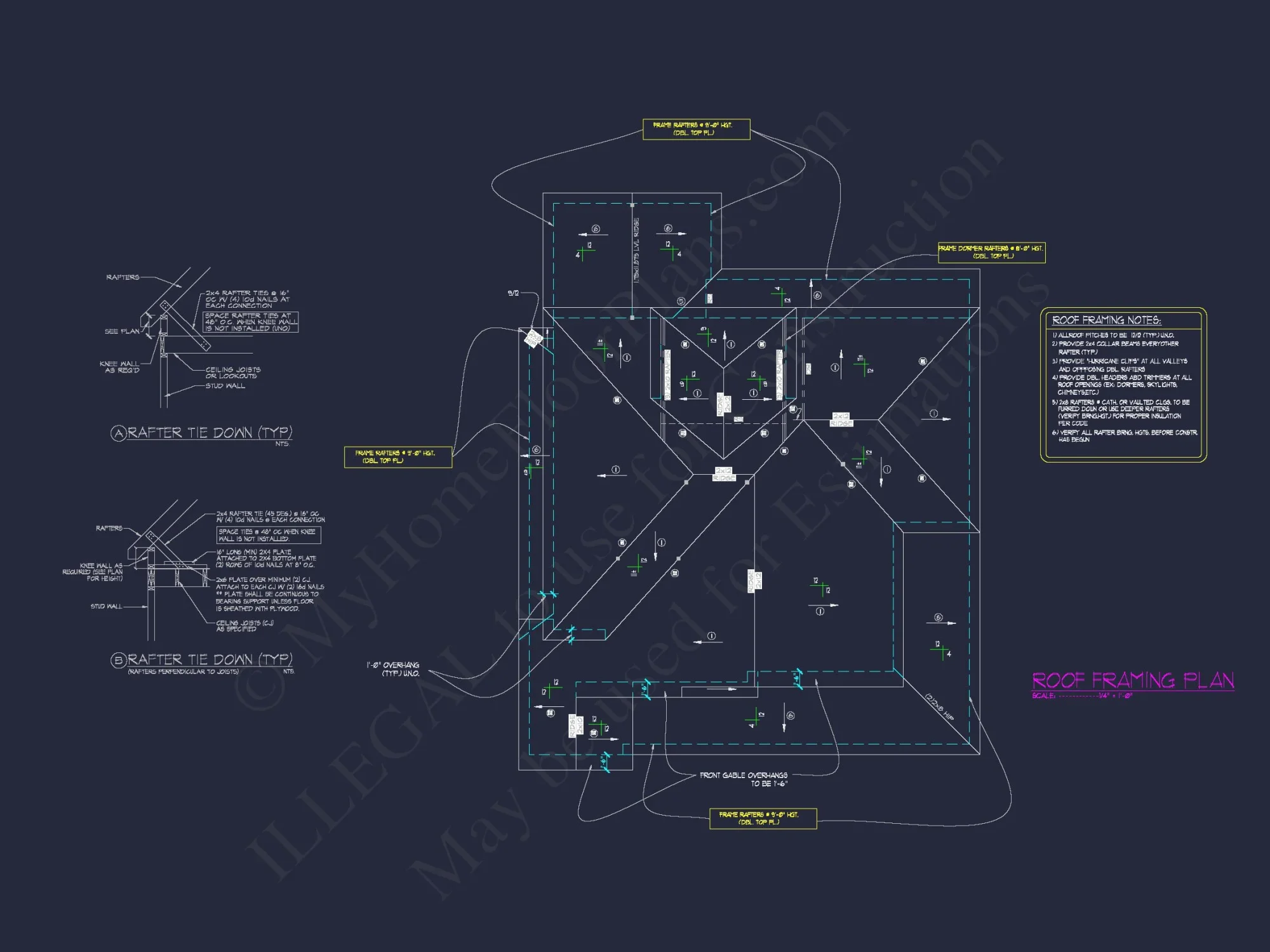 Floor Blueprint CAD Designs