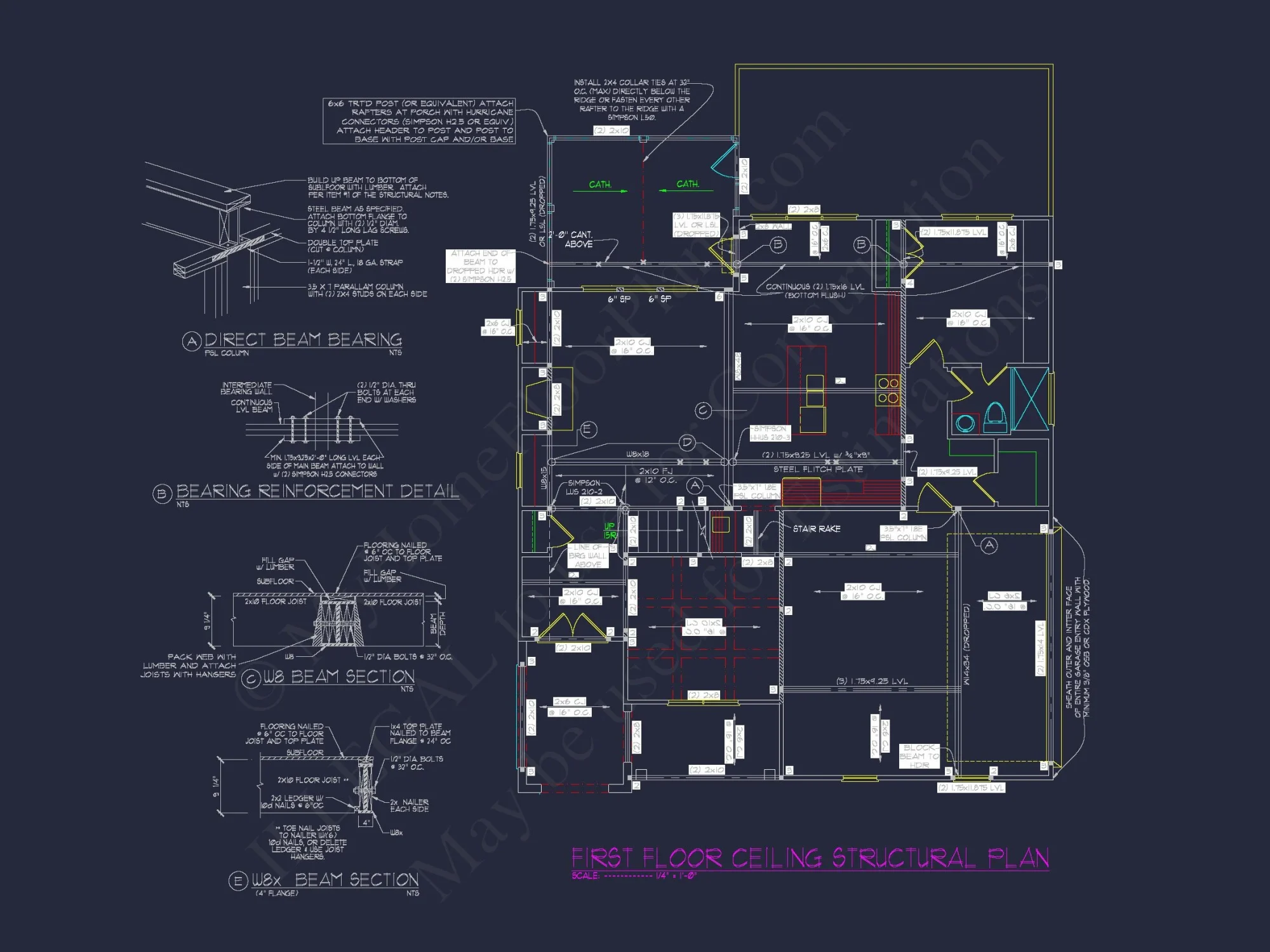 Floor Blueprint CAD Designs