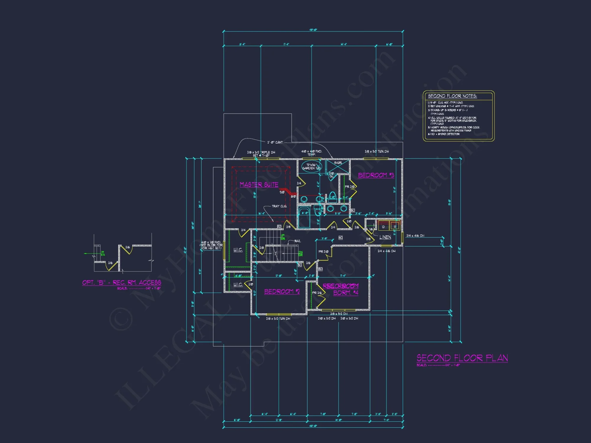 Floor Blueprint CAD Designs