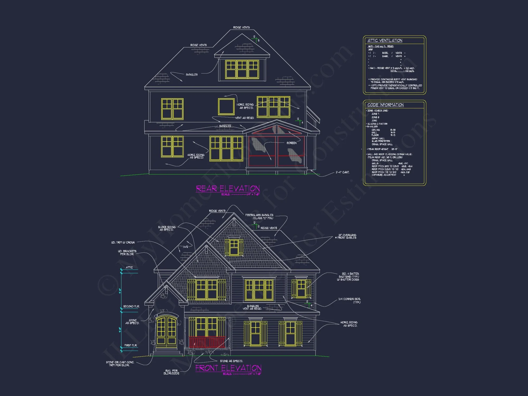 Floor Blueprint CAD Designs
