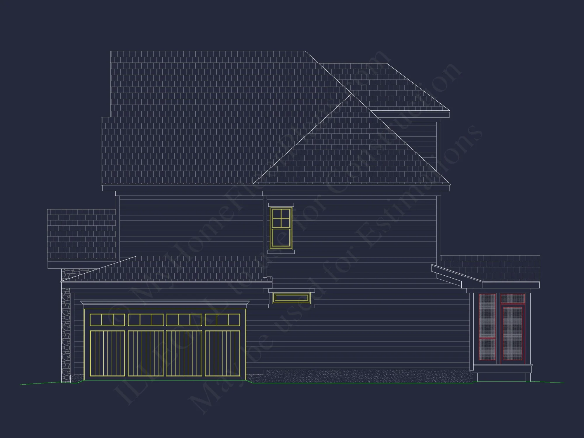 Floor Blueprint CAD Designs