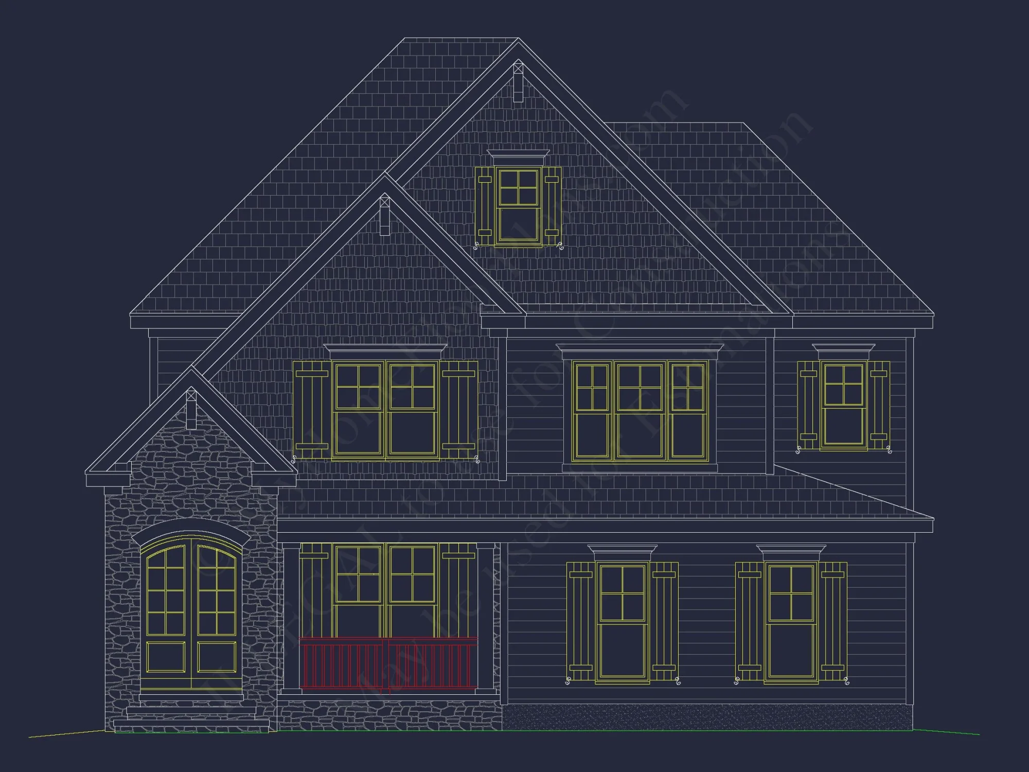 Floor Blueprint CAD Designs