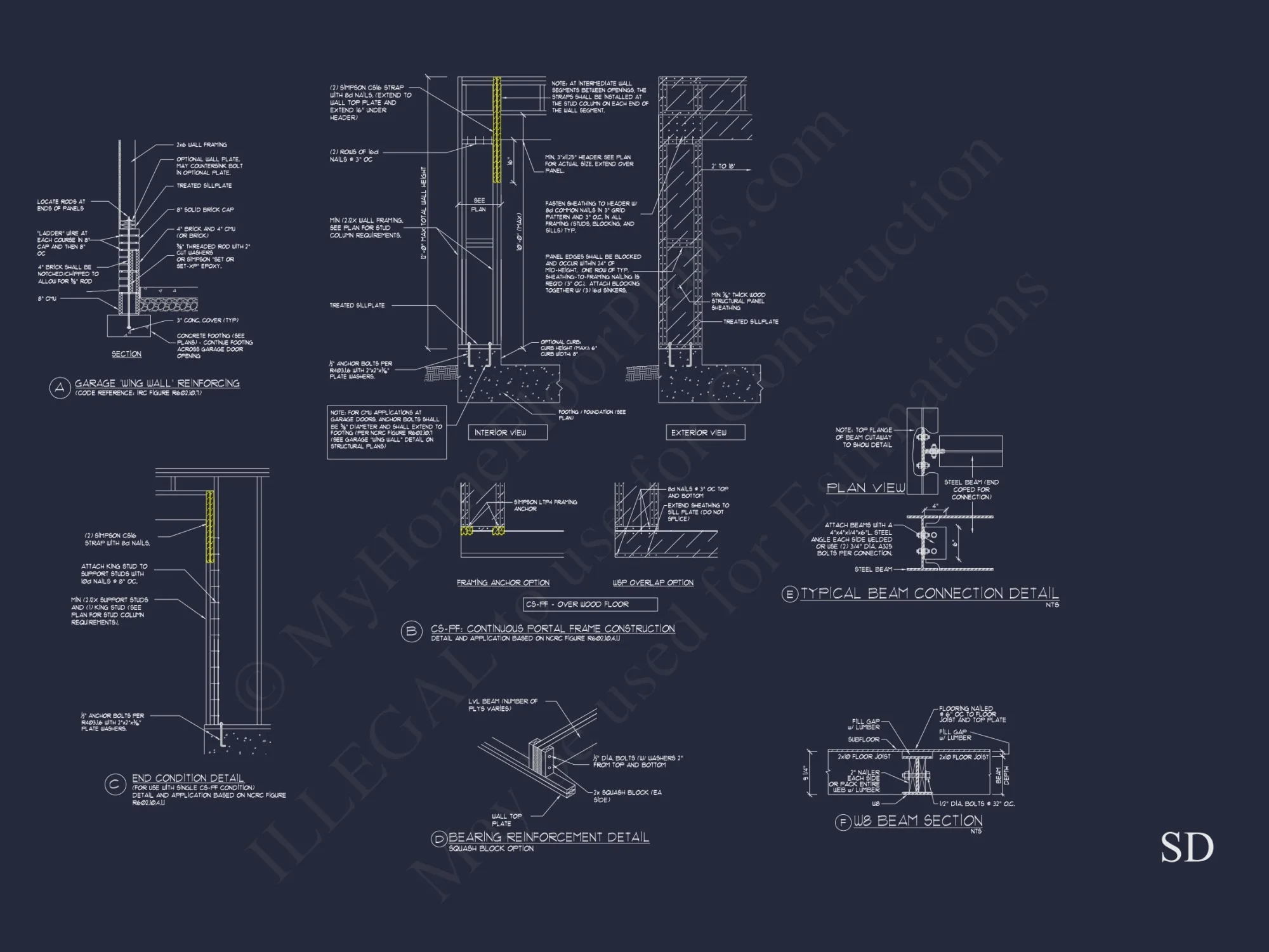 Charming 2-Story house Plan with CAD Designs & Open Floor Plan