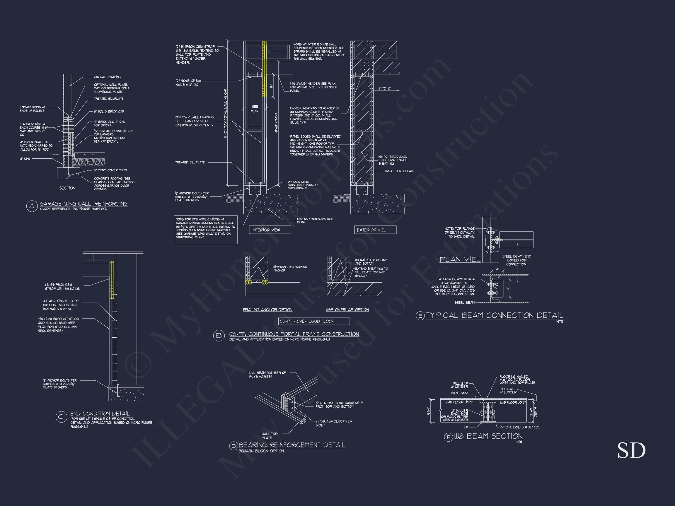 13-1645 HOUSE PLAN - Charming 2-Story House Plan with CAD Designs & Open Floor Plan 16 Charming 2-Story house Plan with CAD Designs & Open Floor Plan