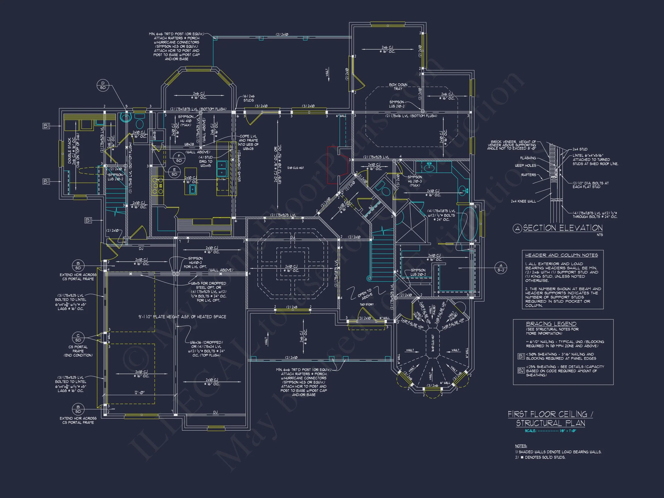 13-1645 HOUSE PLAN - Charming 2-Story House Plan with CAD Designs & Open Floor Plan 12 Charming 2-Story house Plan with CAD Designs & Open Floor Plan