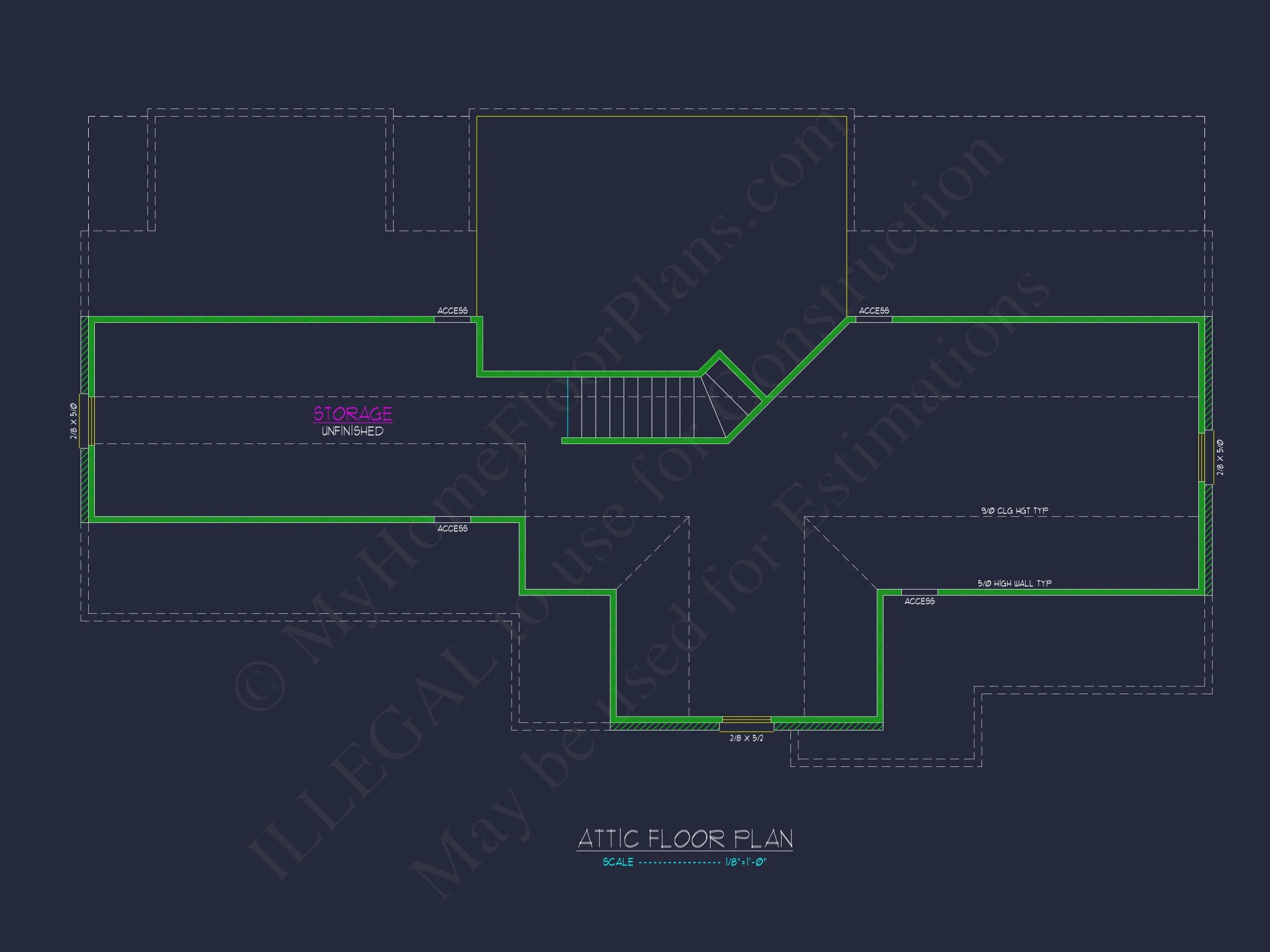 13-1645 HOUSE PLAN - Charming 2-Story House Plan with CAD Designs & Open Floor Plan 9 Charming 2-Story house Plan with CAD Designs & Open Floor Plan
