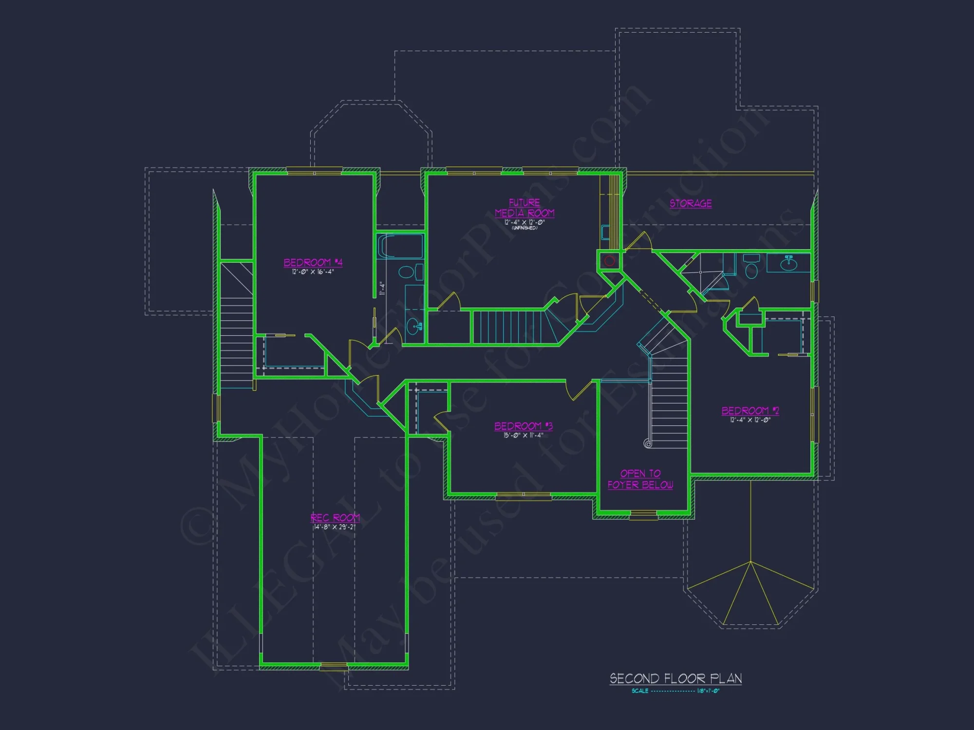 Charming 2-Story house Plan with CAD Designs & Open Floor Plan