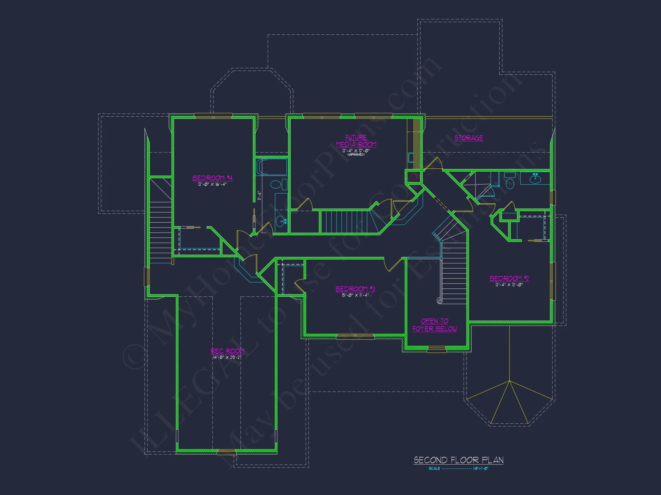 13-1645 HOUSE PLAN - Charming 2-Story House Plan with CAD Designs & Open Floor Plan 6 Charming 2-Story house Plan with CAD Designs & Open Floor Plan