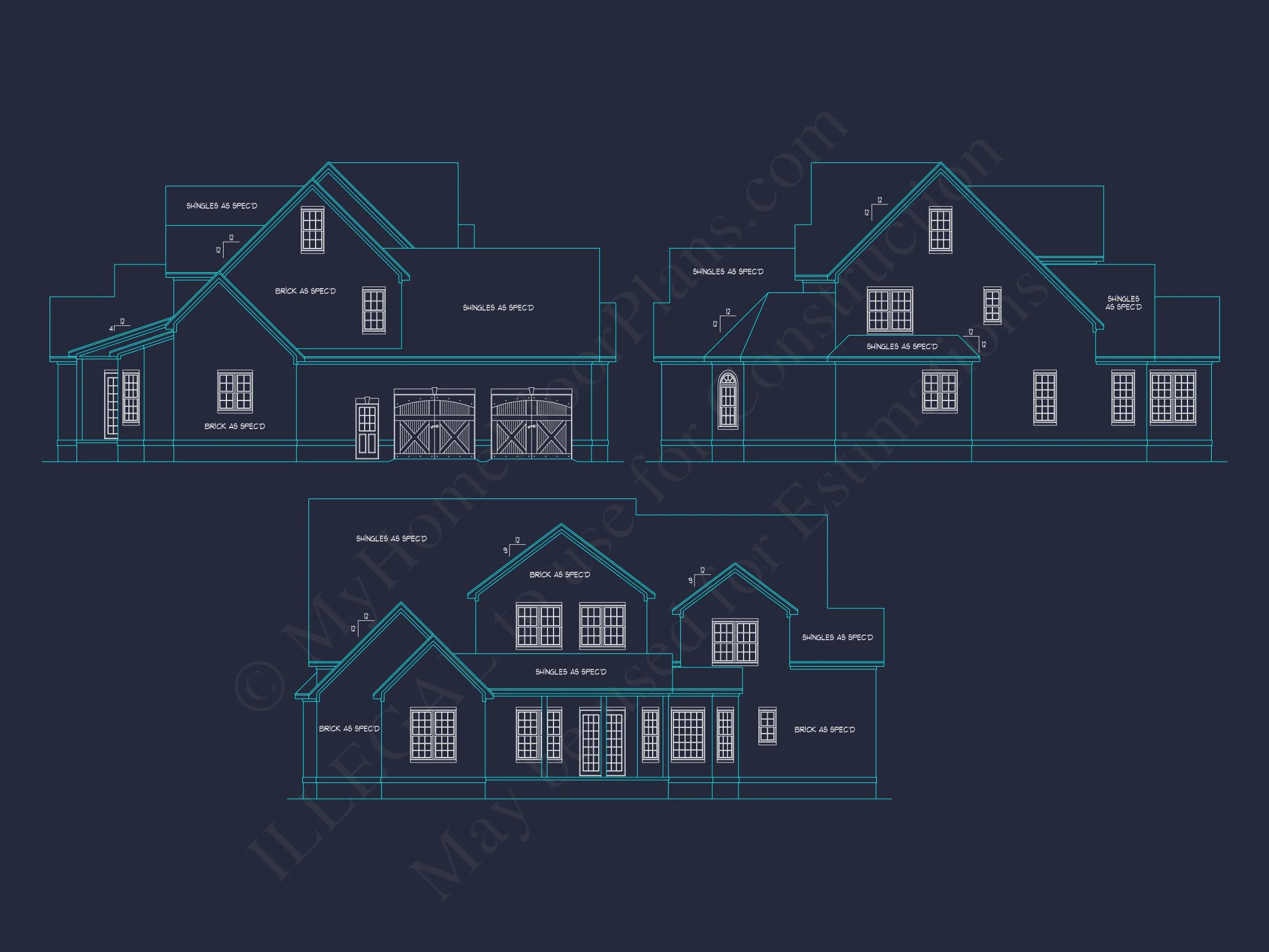 13-1645 HOUSE PLAN - Charming 2-Story House Plan with CAD Designs & Open Floor Plan 3 Charming 2-Story house Plan with CAD Designs & Open Floor Plan