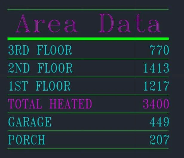 Classic Architectural house Floor Plan & CAD Designs