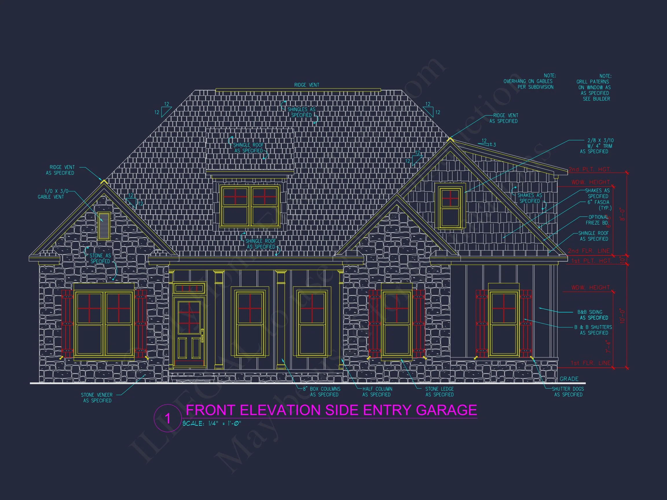 13-1621 HOUSE PLAN - Stunning House Plan with Open Floor Plan and Bonus Features 6 Stunning house Plan with Open Floor Plan and Bonus Features