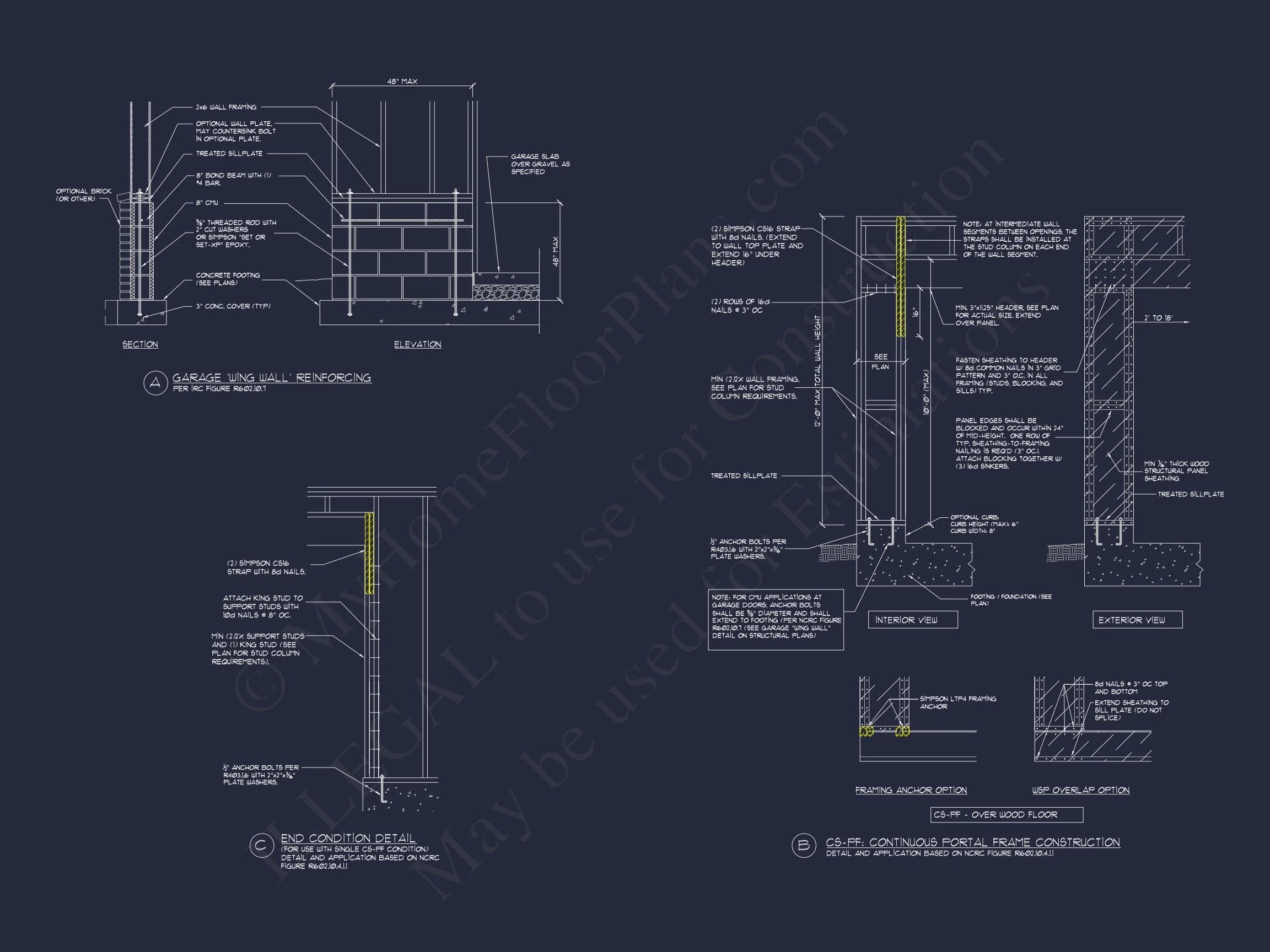 house Blueprint CAD Floor Plan with Architectural Designs