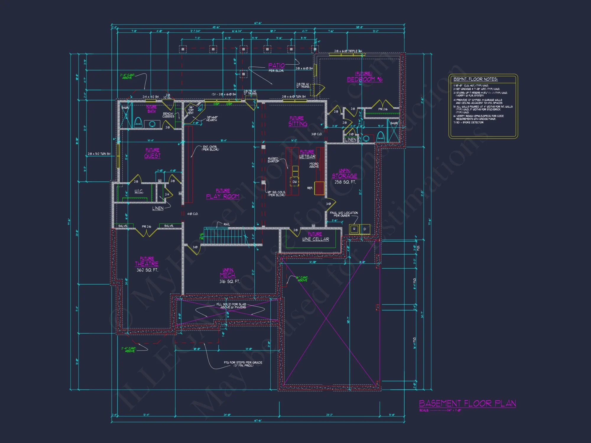 house Blueprint CAD Floor Plan with Architectural Designs