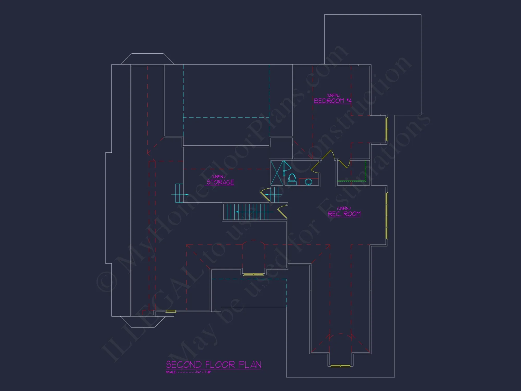 house Blueprint CAD Floor Plan with Architectural Designs