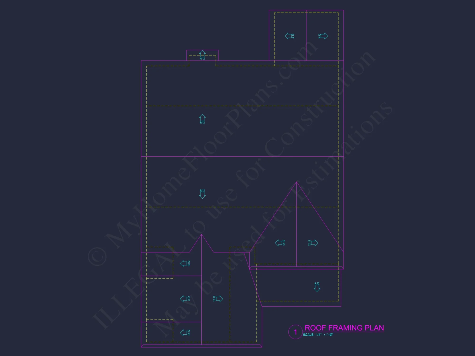Modern house Design Blueprint: Spacious 2-Story Floor Plan