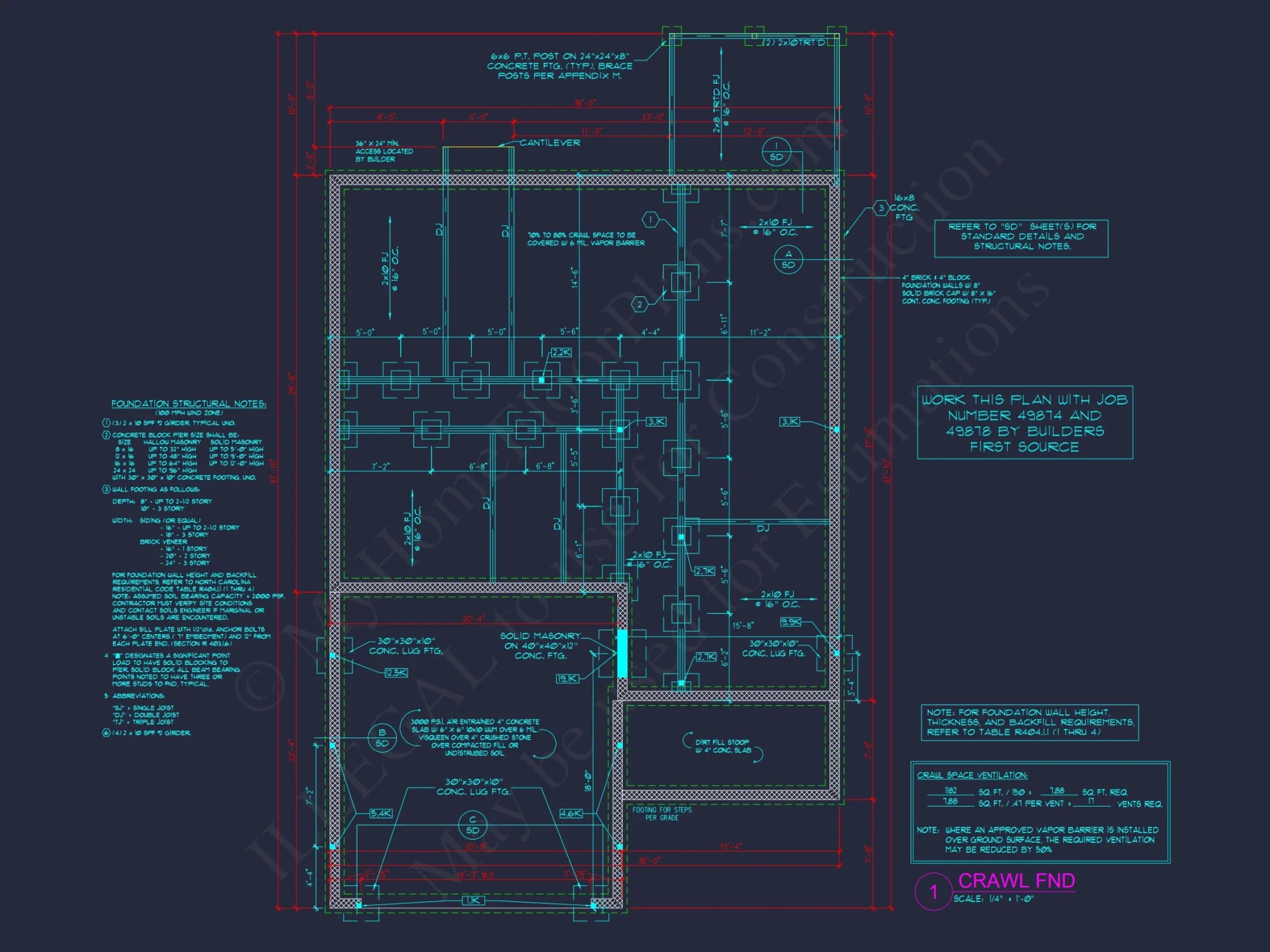 Modern house Design Blueprint: Spacious 2-Story Floor Plan