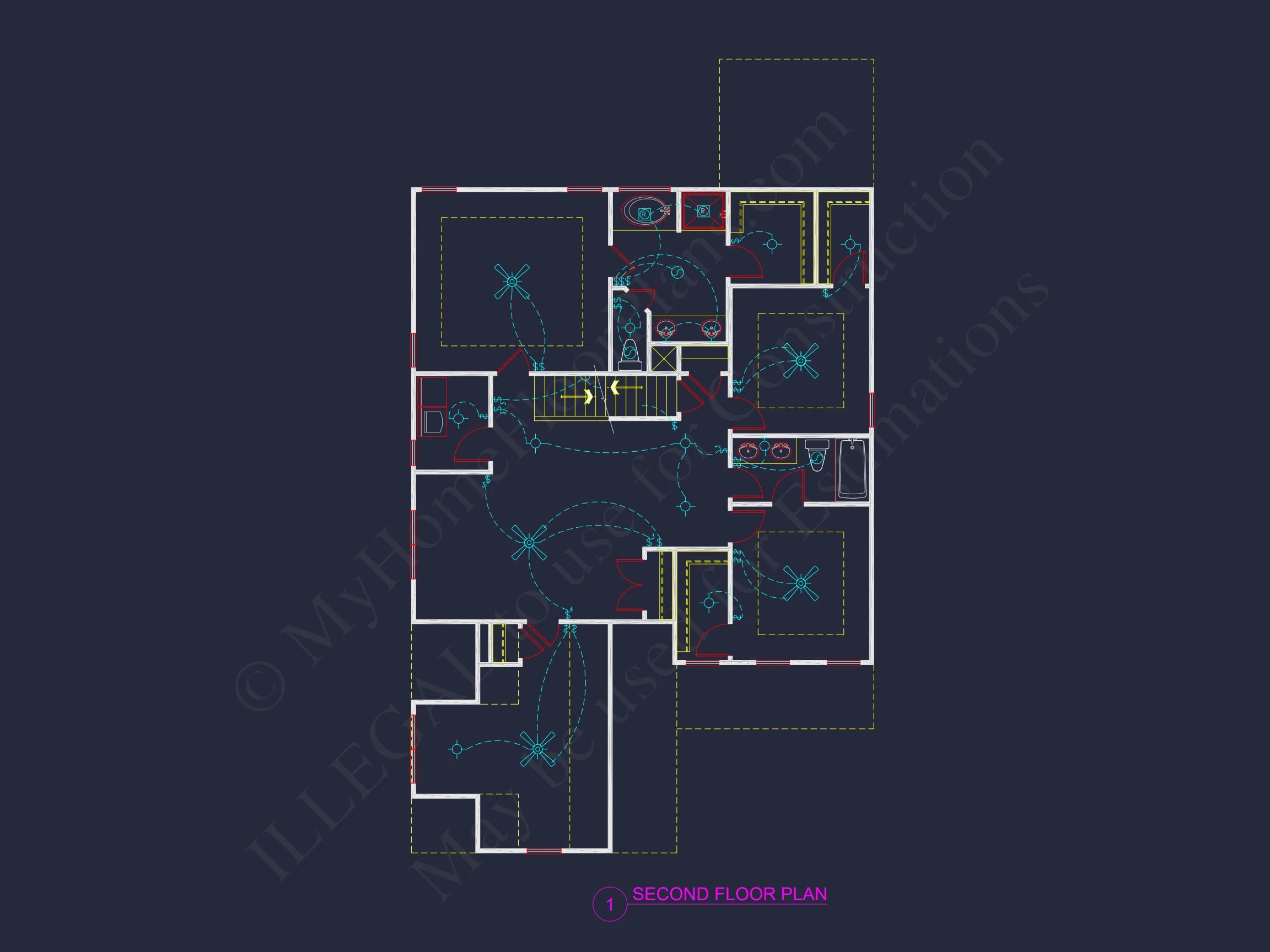 13-1559 HOUSE PLAN - Modern House Design Blueprint: Spacious 2-Story Floor Plan 10 Modern house Design Blueprint: Spacious 2-Story Floor Plan