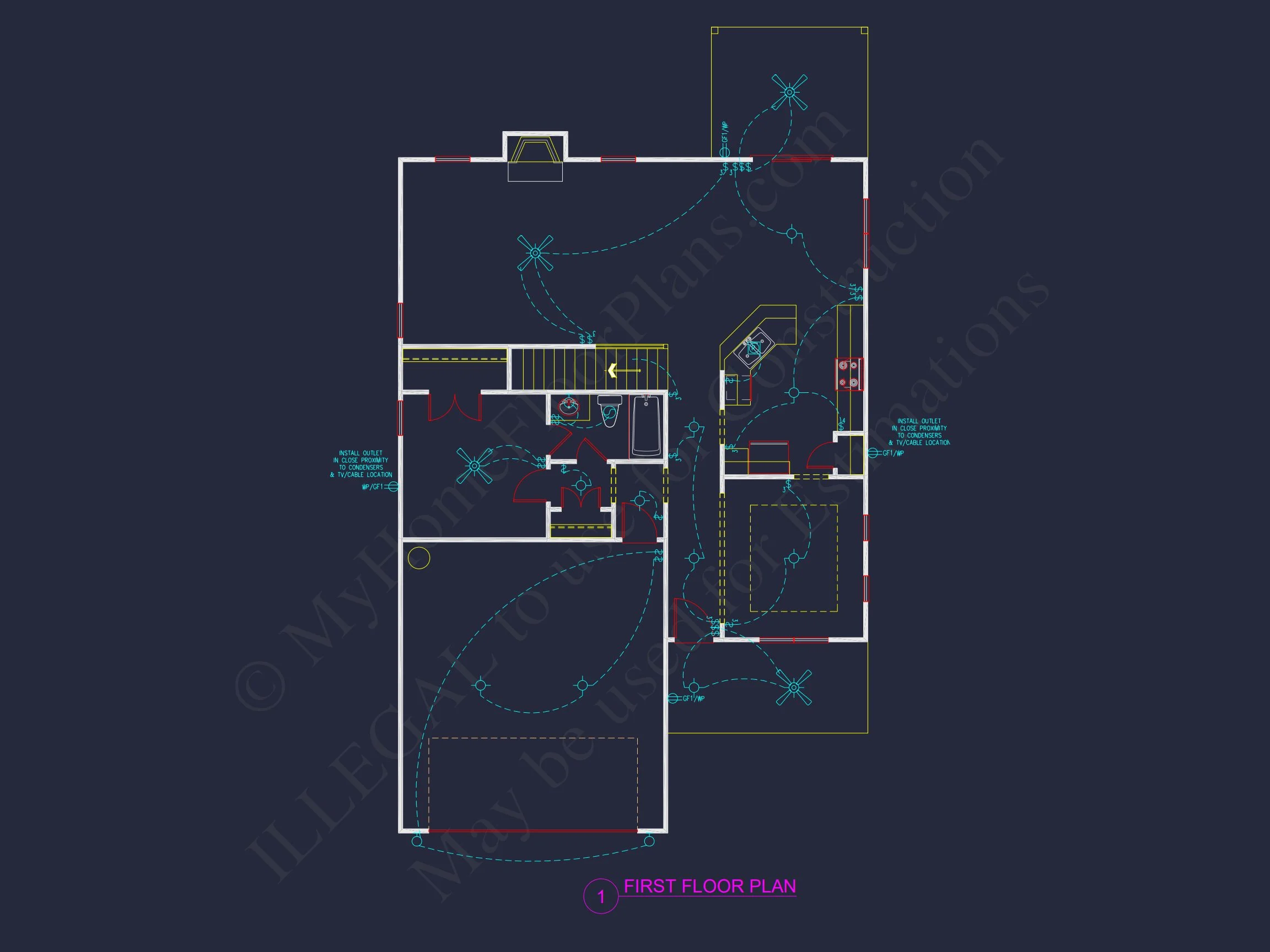 13-1559 HOUSE PLAN - Modern House Design Blueprint: Spacious 2-Story Floor Plan 9 Modern house Design Blueprint: Spacious 2-Story Floor Plan