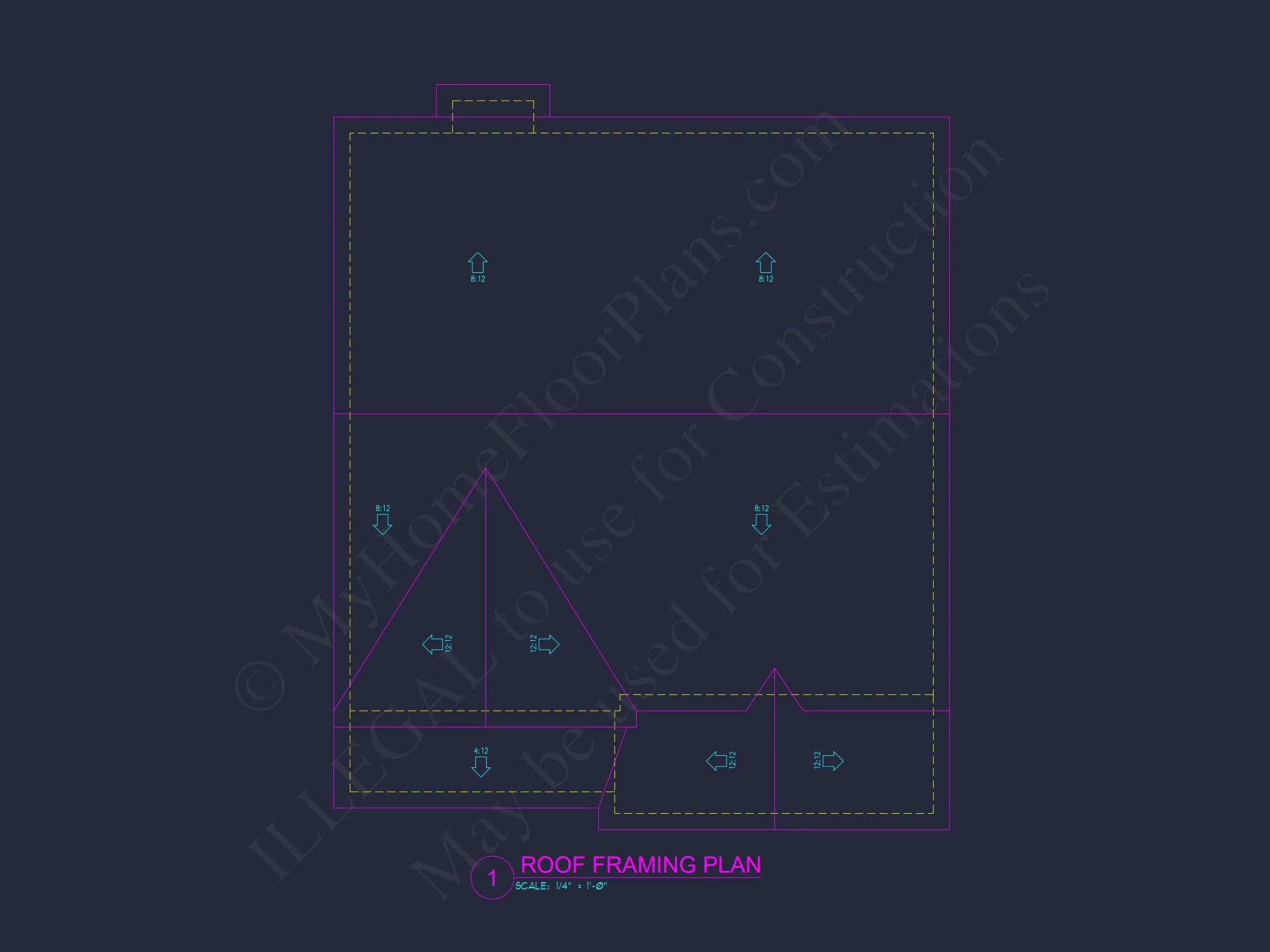 13-1558 HOUSE PLAN - Modern Colonial Floor Plan With 4 Bedrooms & CAD Designs 21 Modern Colonial Floor Plan With 4 Bedrooms & CAD Designs