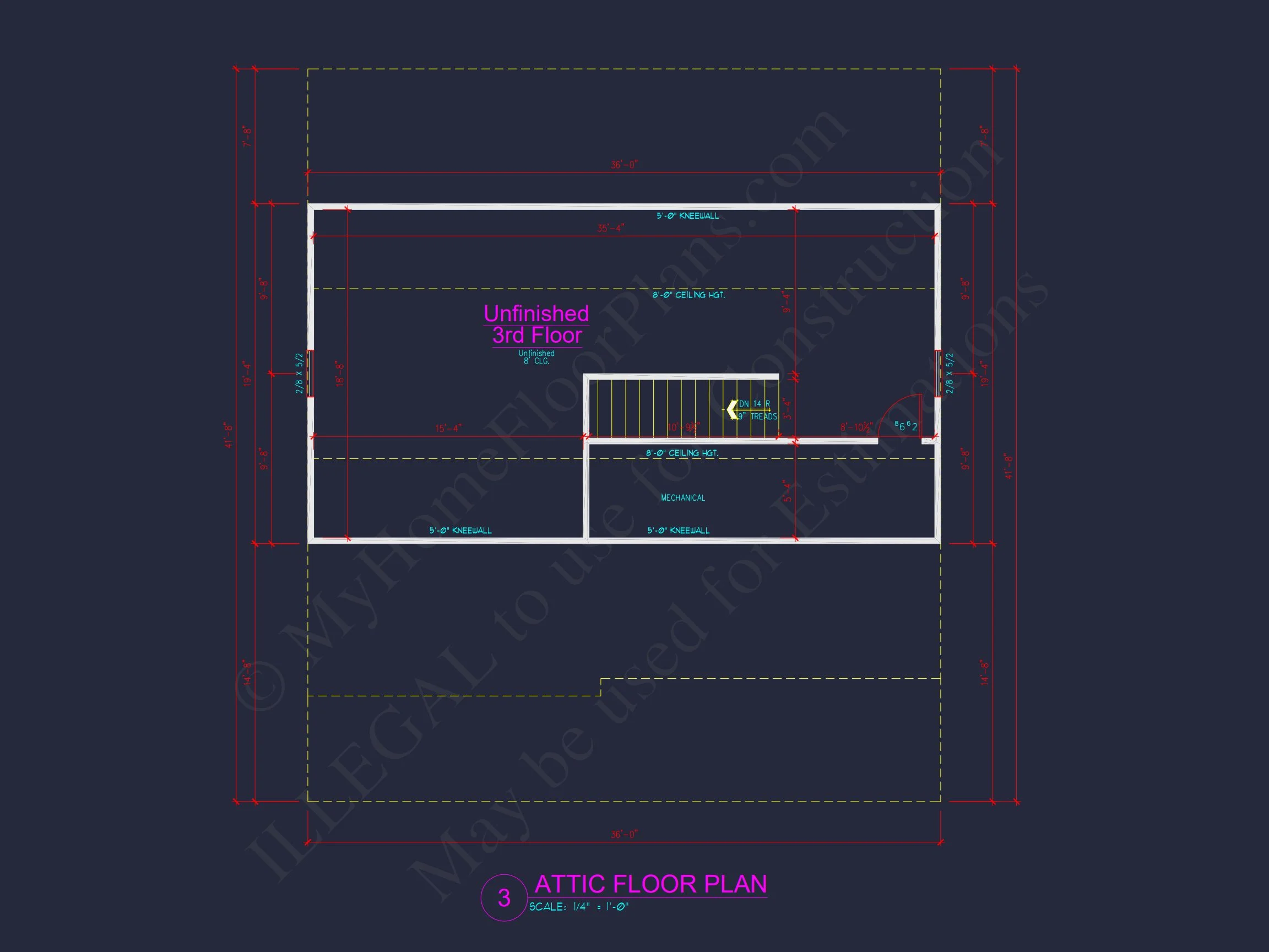 13-1558 HOUSE PLAN - Modern Colonial Floor Plan With 4 Bedrooms & CAD Designs 10 Modern Colonial Floor Plan With 4 Bedrooms & CAD Designs