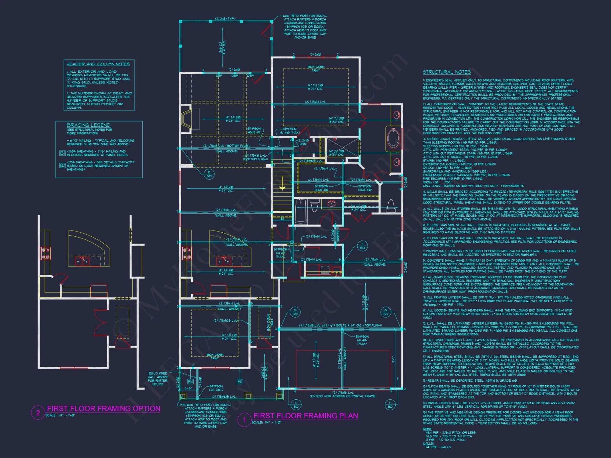 Beautiful house Plan with Architectural Design Blueprints