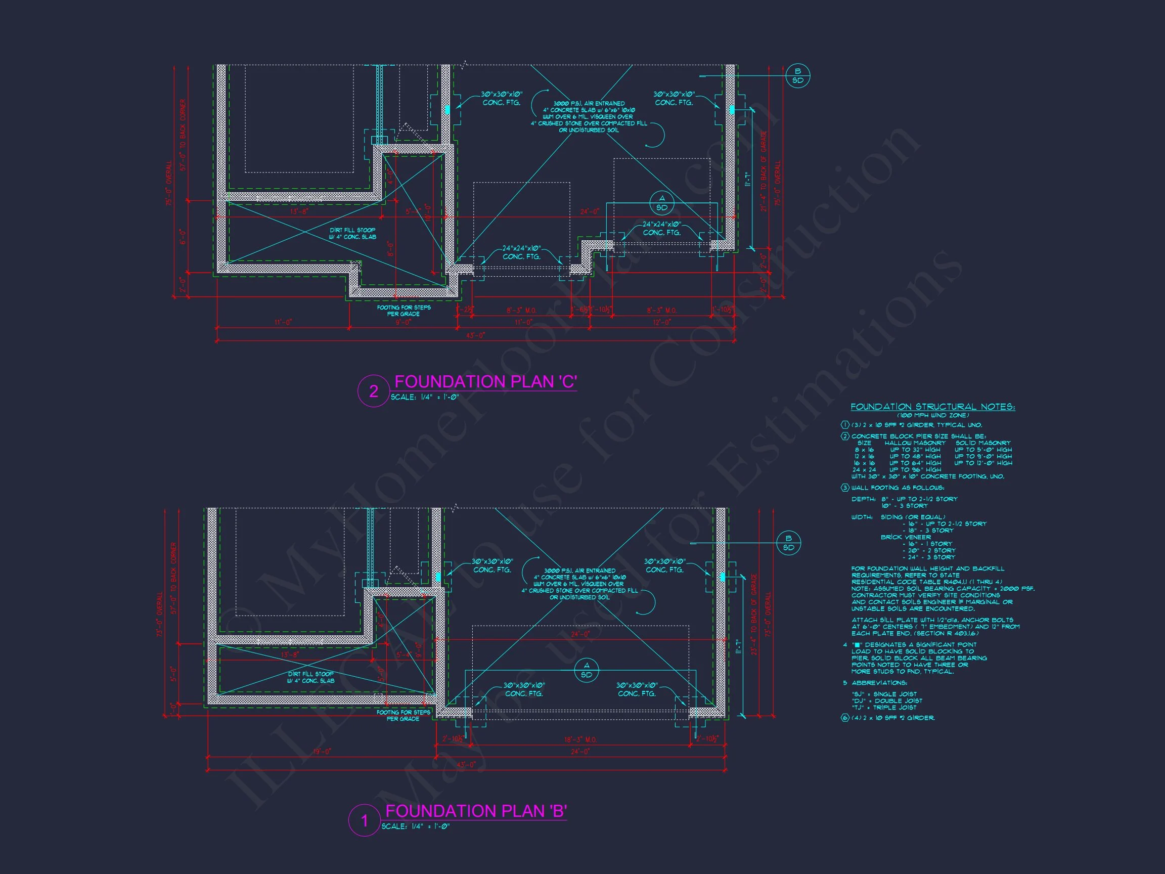 Beautiful house Plan with Architectural Design Blueprints