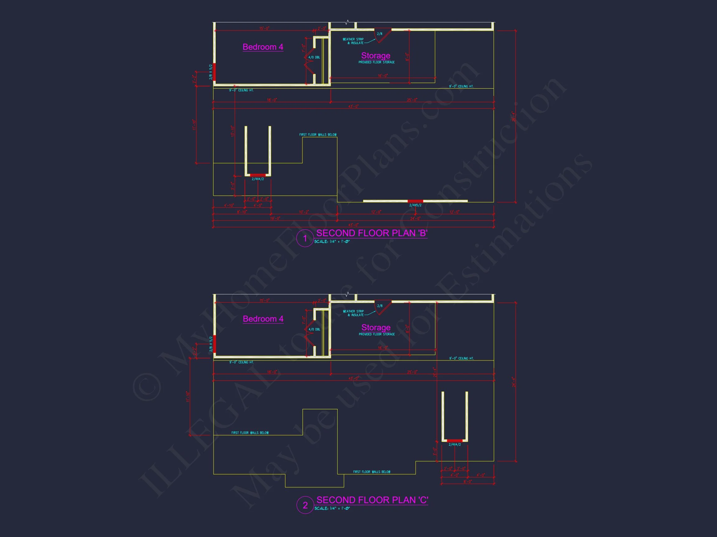 Beautiful house Plan with Architectural Design Blueprints