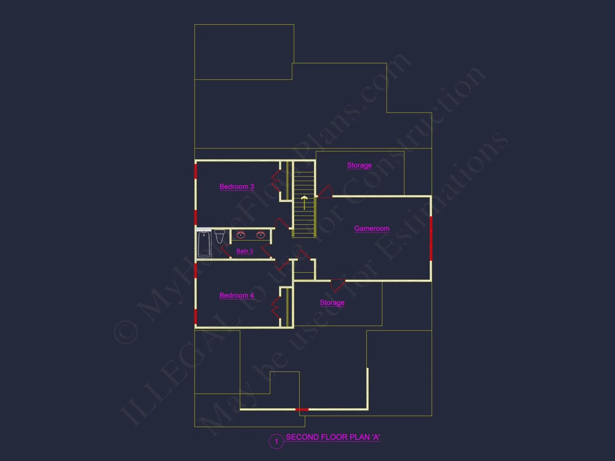 Beautiful house Plan with Architectural Design Blueprints