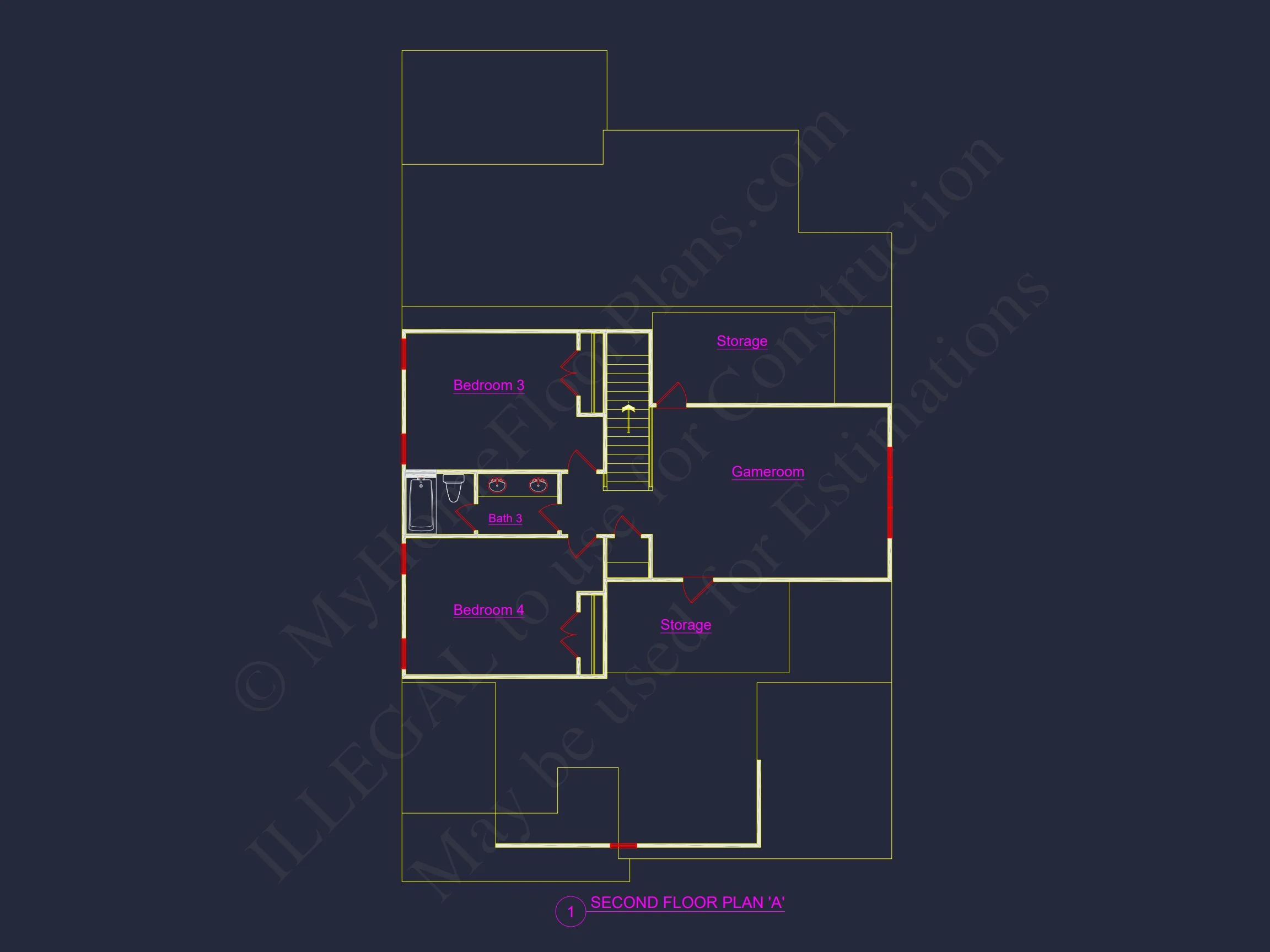 Beautiful house Plan with Architectural Design Blueprints