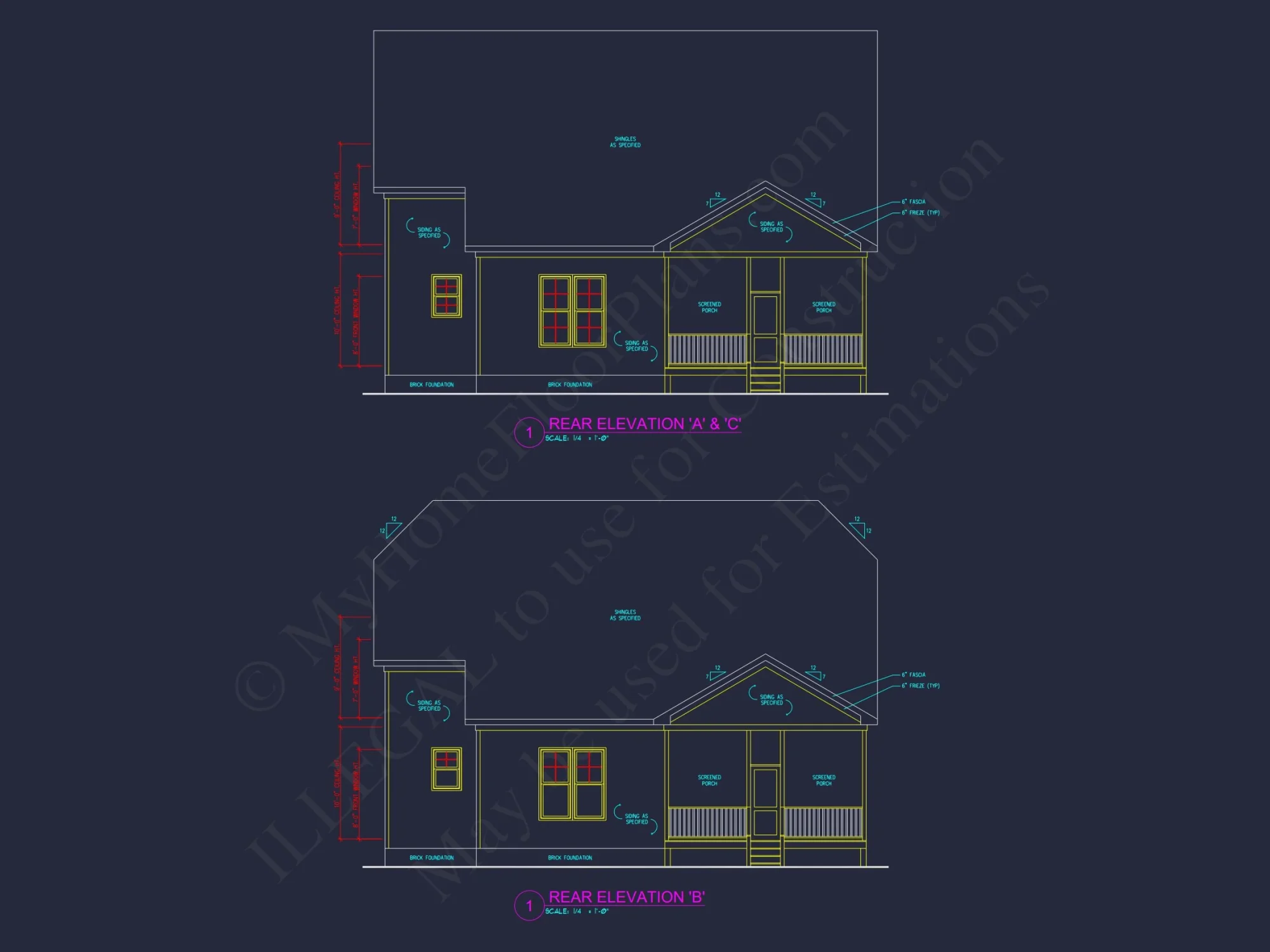 Beautiful house Plan with Architectural Design Blueprints