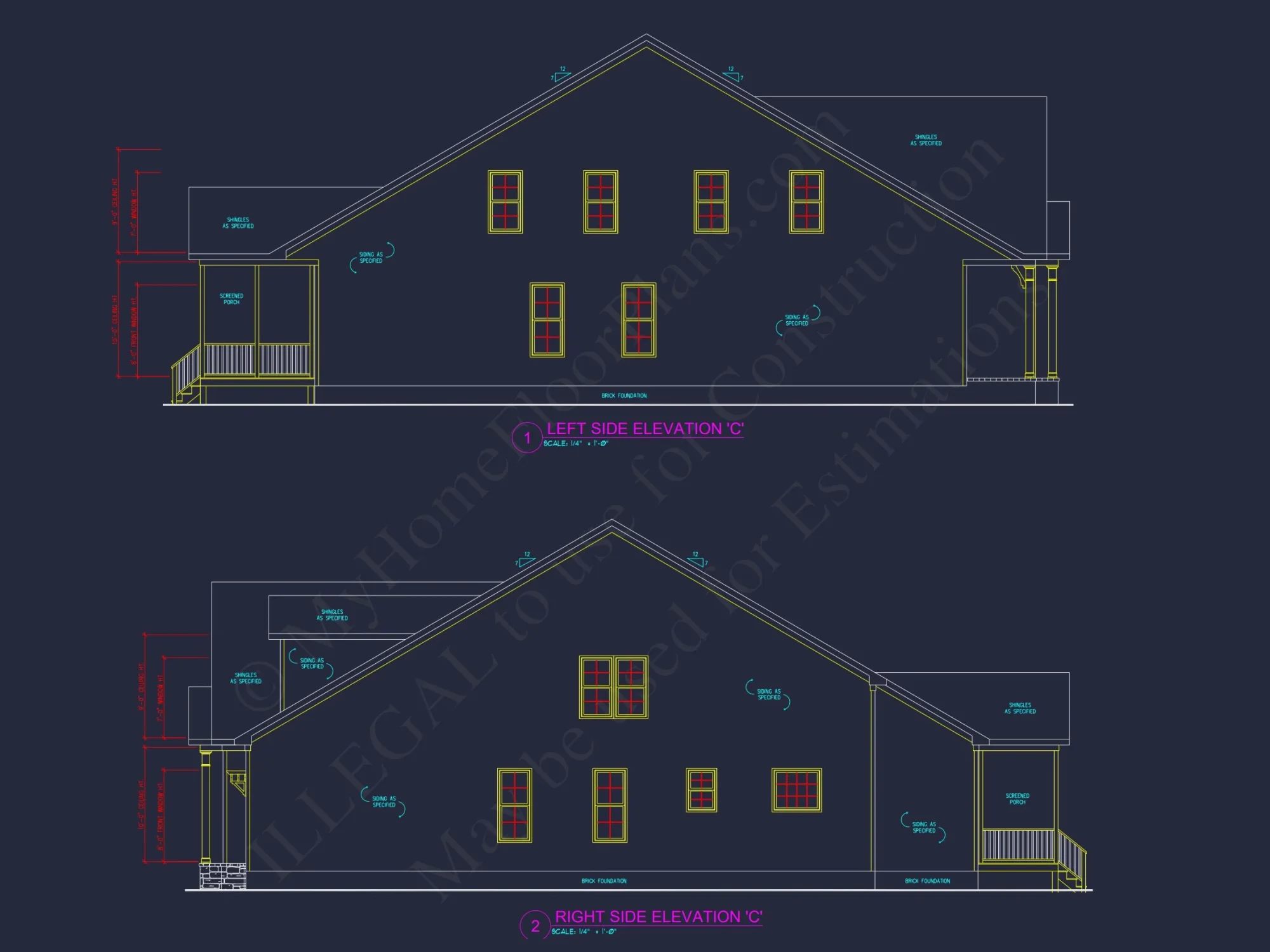 Beautiful house Plan with Architectural Design Blueprints