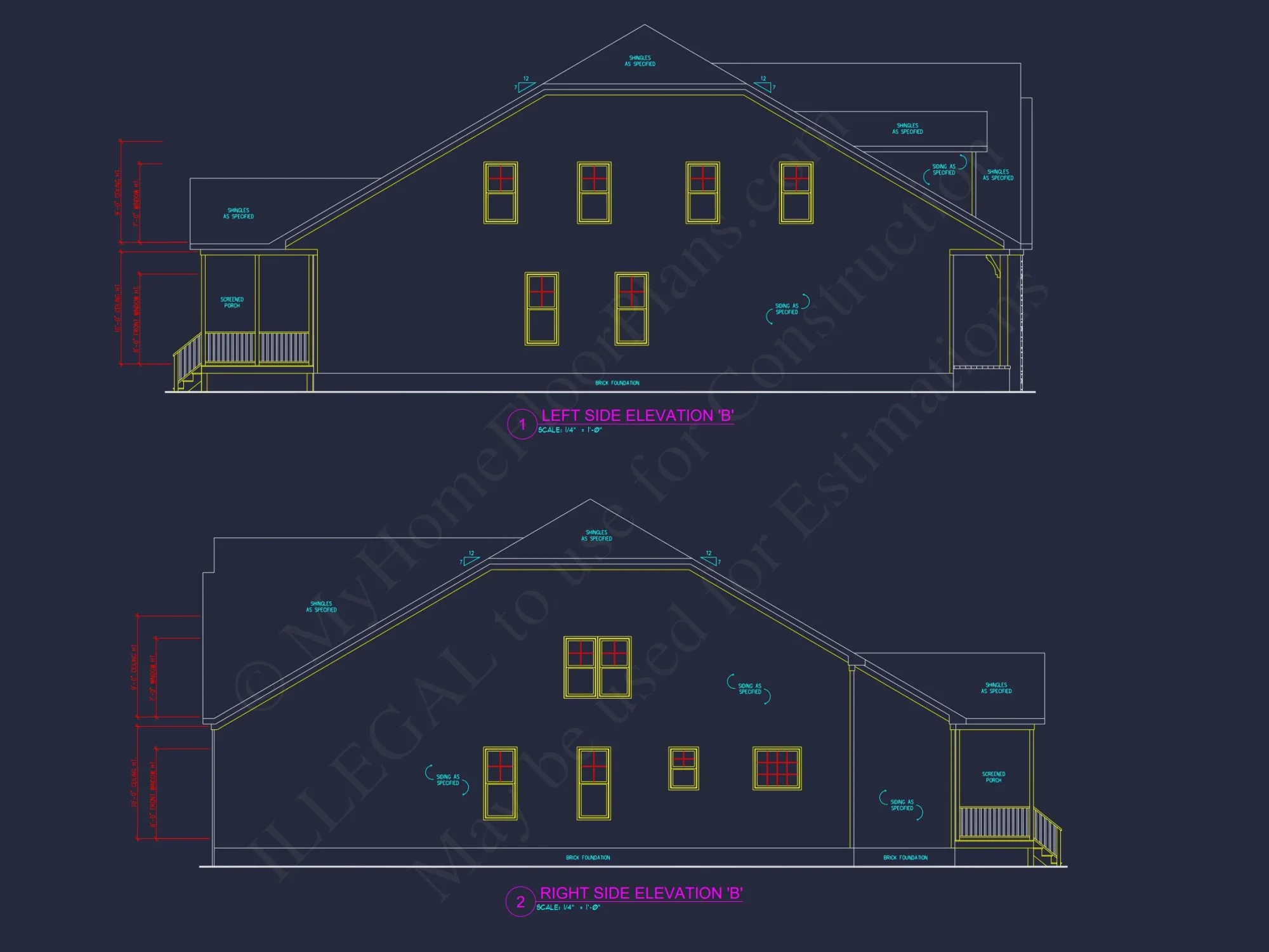 Beautiful house Plan with Architectural Design Blueprints