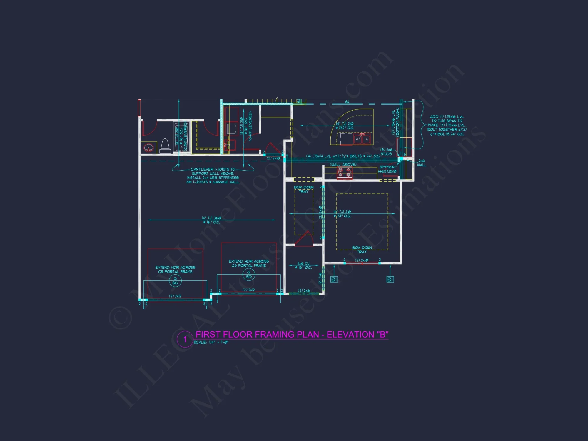 Elegant house Plan with Craftsman Features and Detailed Blueprint