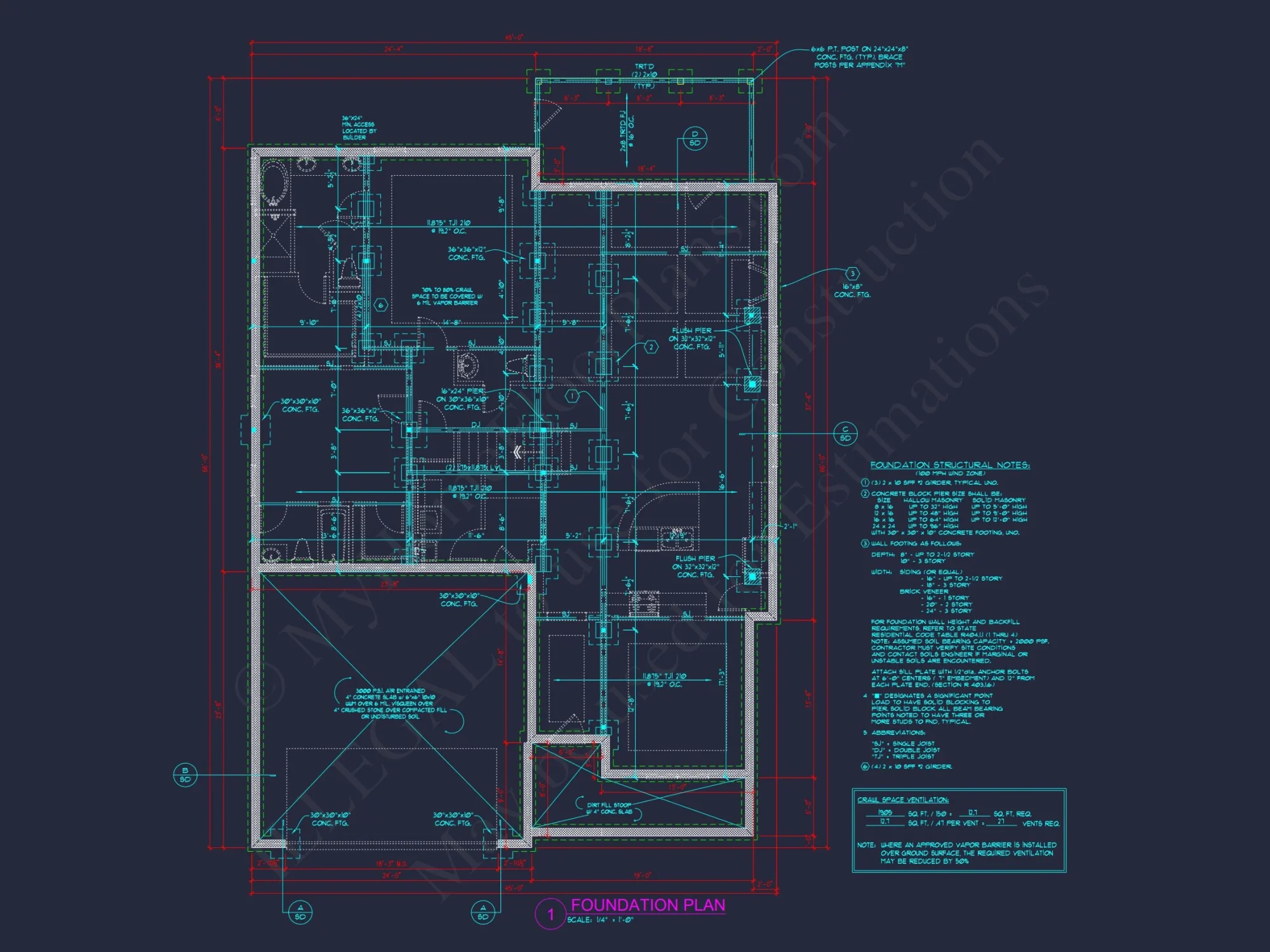 Elegant house Plan with Craftsman Features and Detailed Blueprint