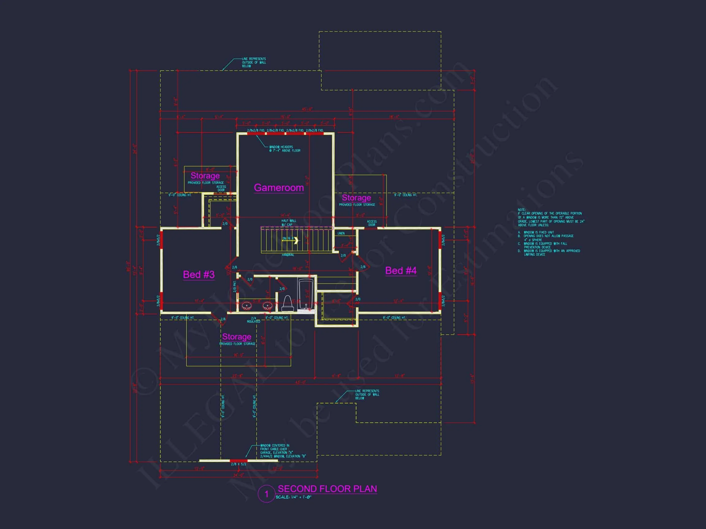 Elegant house Plan with Craftsman Features and Detailed Blueprint