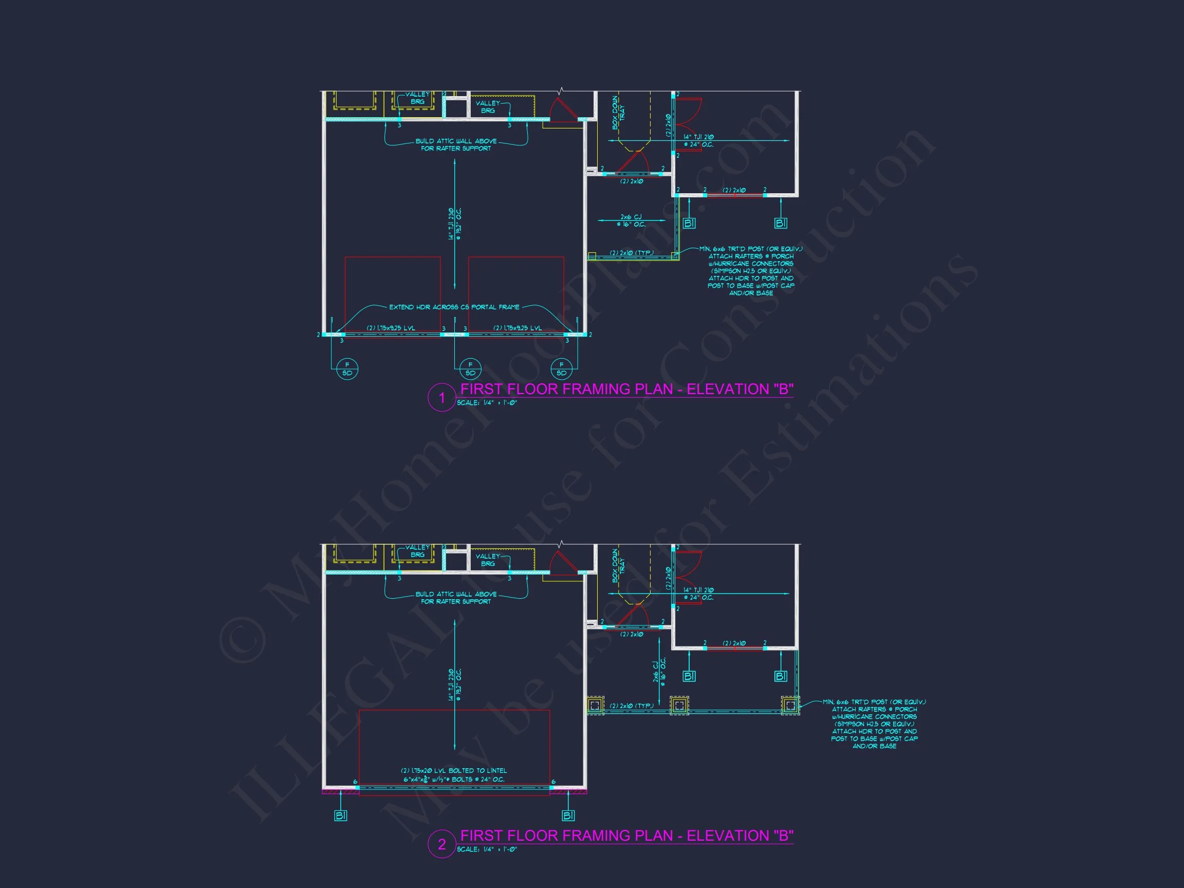 13-1482 HOUSE PLAN - Craftsman-Style House Plan: 3-Bedroom CAD Blueprint Designs 24 Craftsman-Style house Plan: 3-Bedroom CAD Blueprint Designs