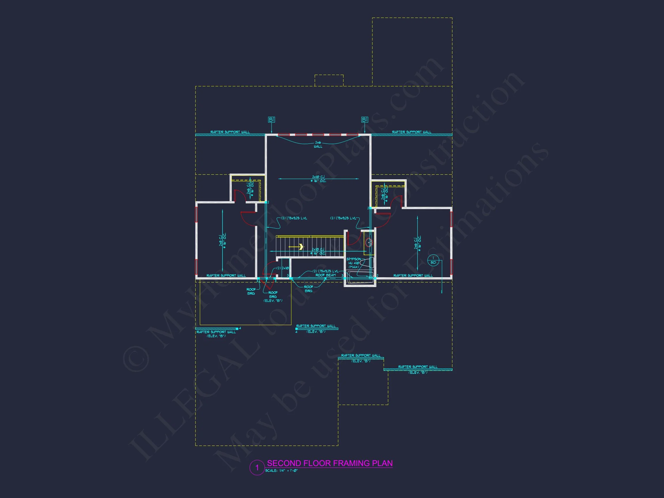 13-1482 HOUSE PLAN - Craftsman-Style House Plan: 3-Bedroom CAD Blueprint Designs 23 Craftsman-Style house Plan: 3-Bedroom CAD Blueprint Designs