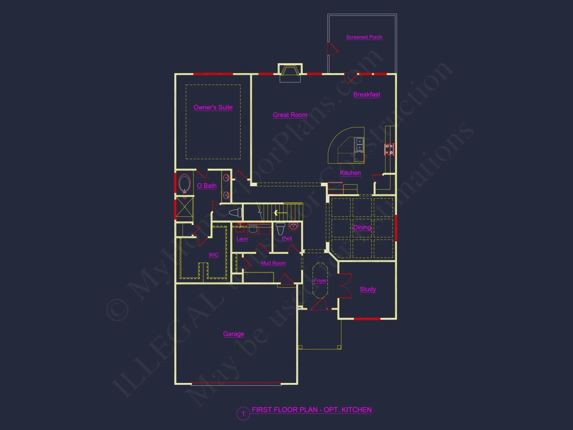 Craftsman-Style house Plan: 3-Bedroom CAD Blueprint Designs