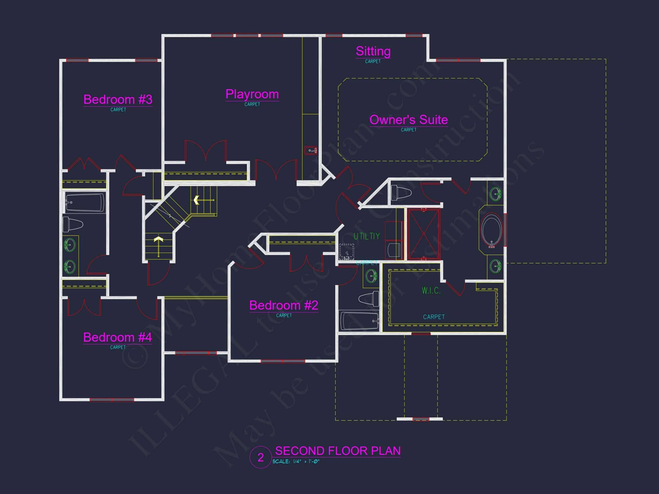 Modern Craftsman house Plan with Spacious Floor Design