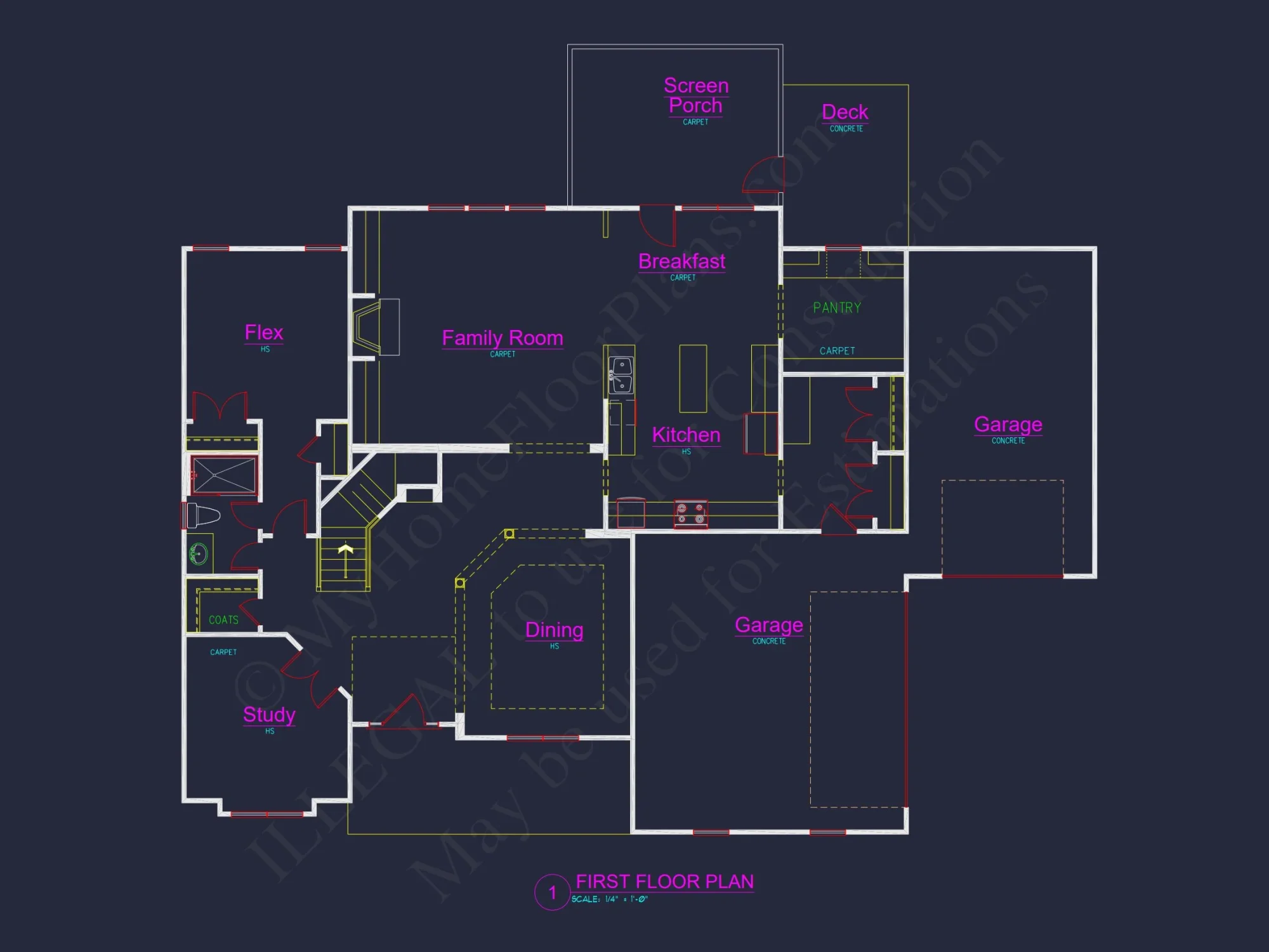 Modern Craftsman house Plan with Spacious Floor Design