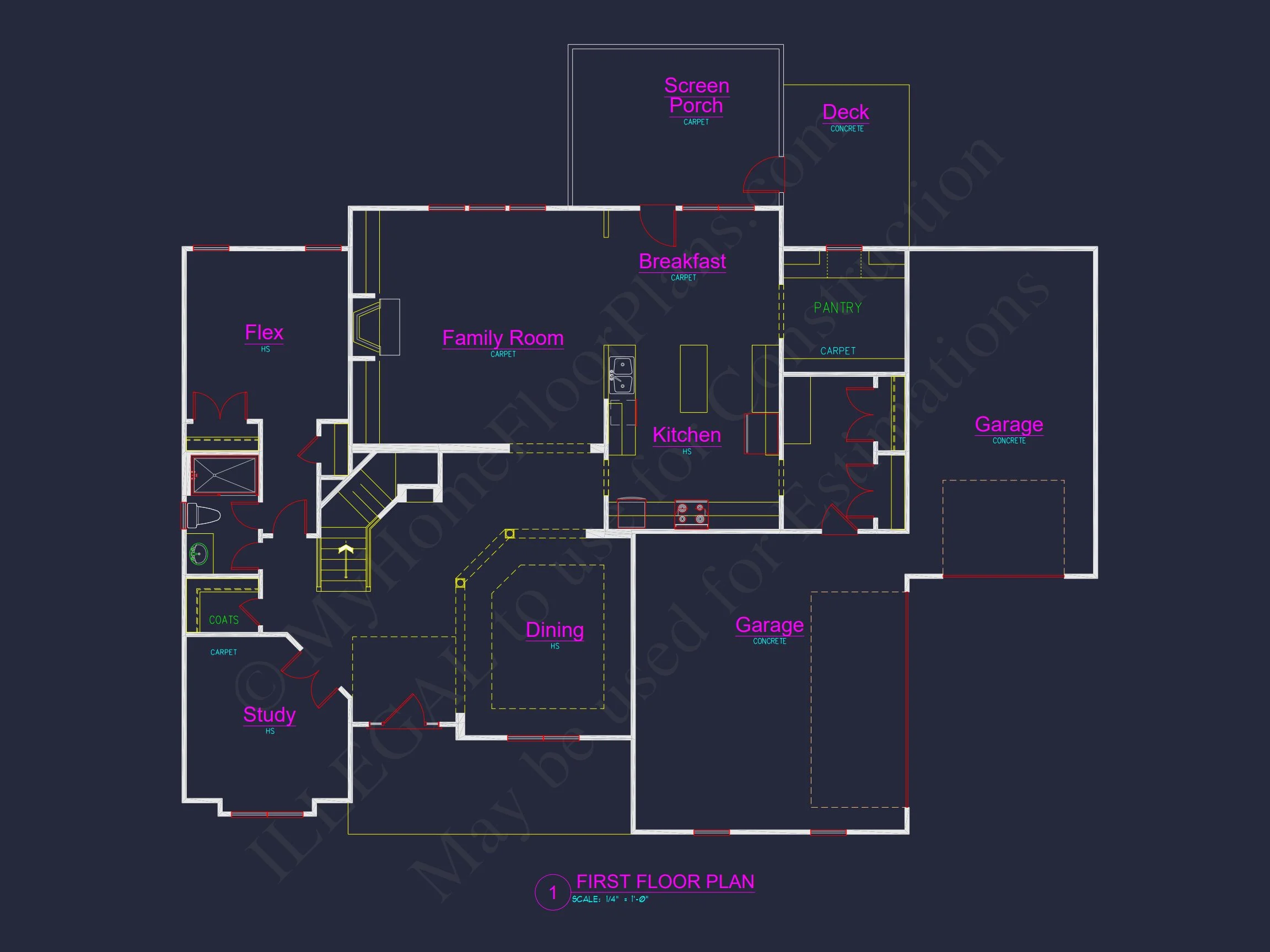 Modern Craftsman house Plan with Spacious Floor Design