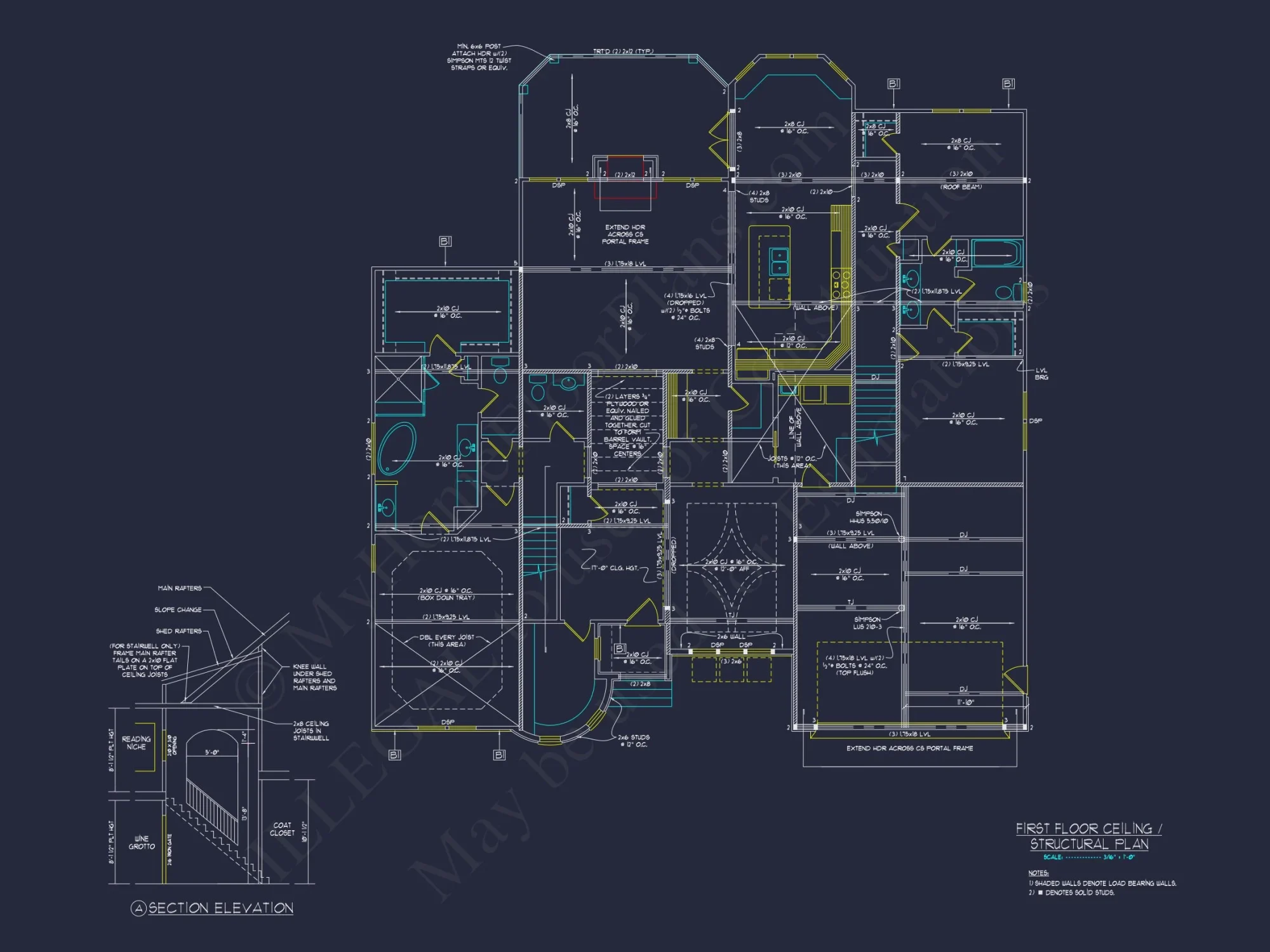 Luxurious house Plan with Floor Plan, Blueprint, and CAD Designs