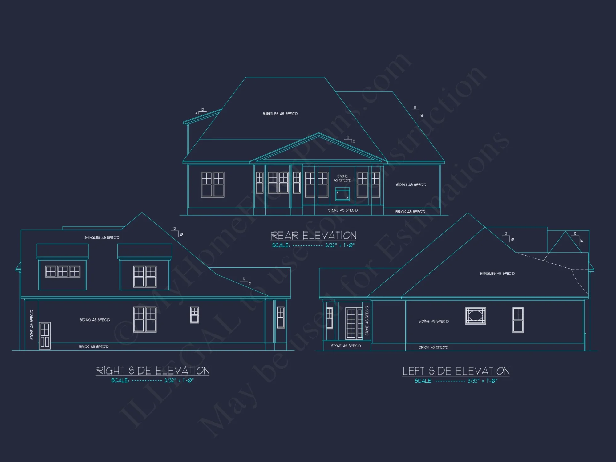 Luxurious house Plan with Floor Plan, Blueprint, and CAD Designs
