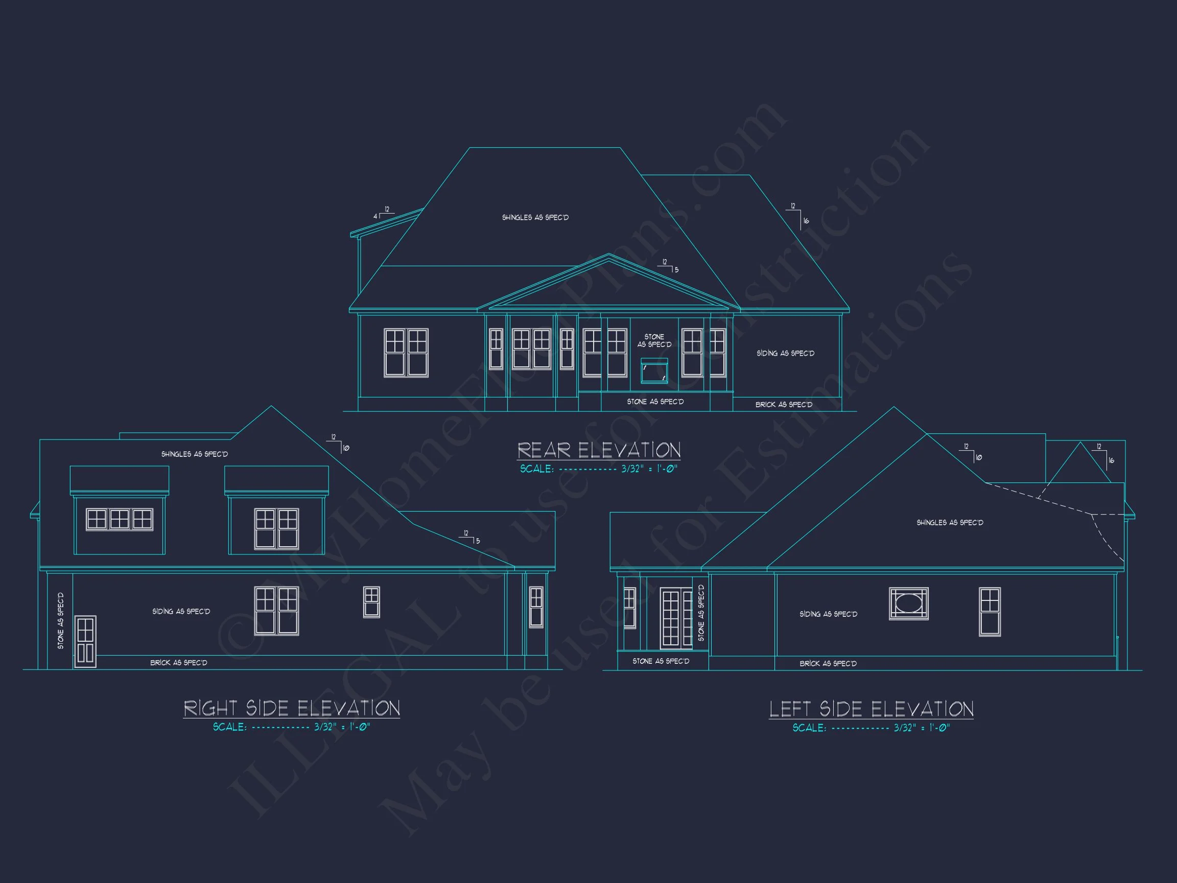 Luxurious house Plan with Floor Plan, Blueprint, and CAD Designs