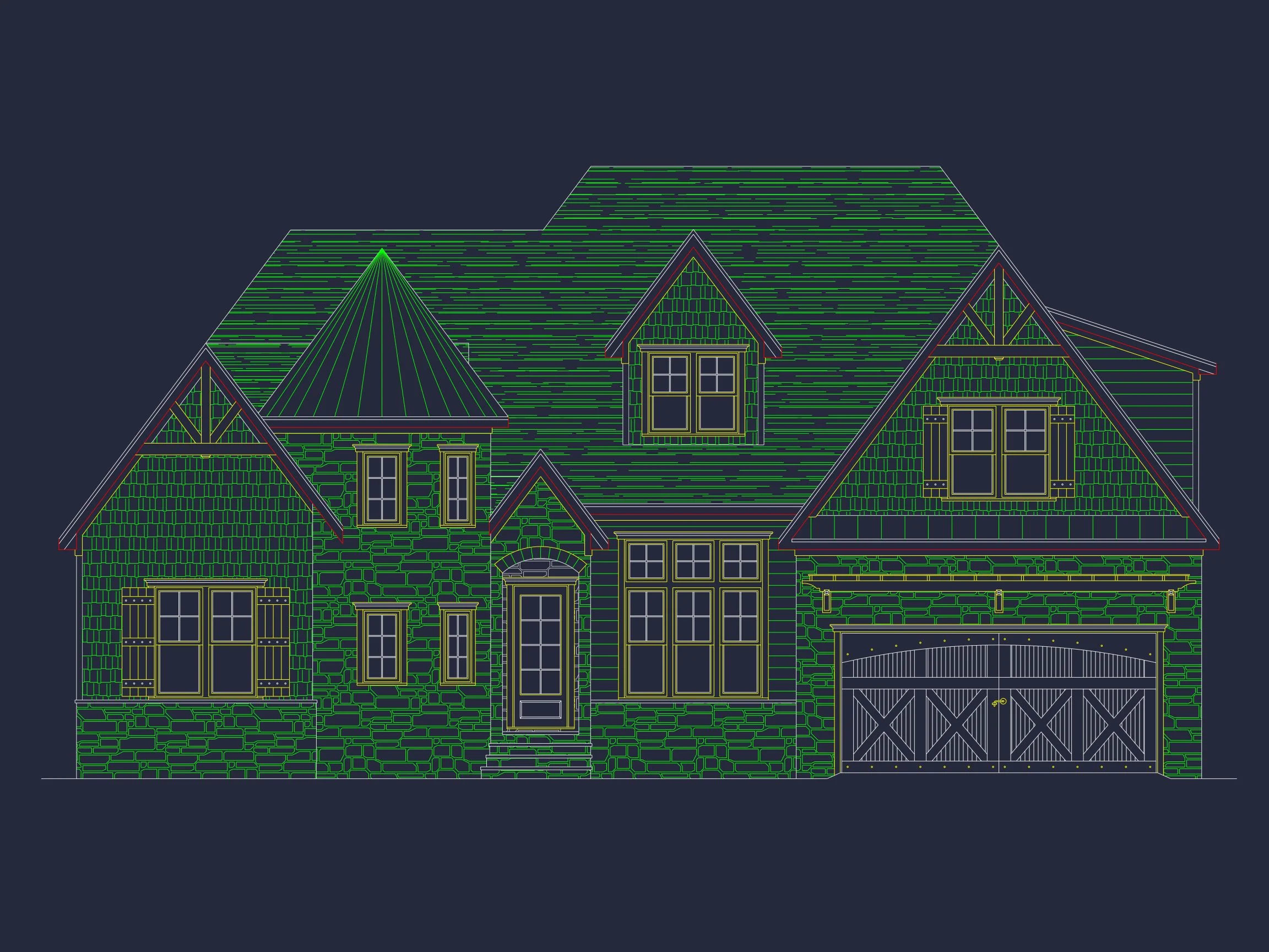 Luxurious house Plan with Floor Plan, Blueprint, and CAD Designs