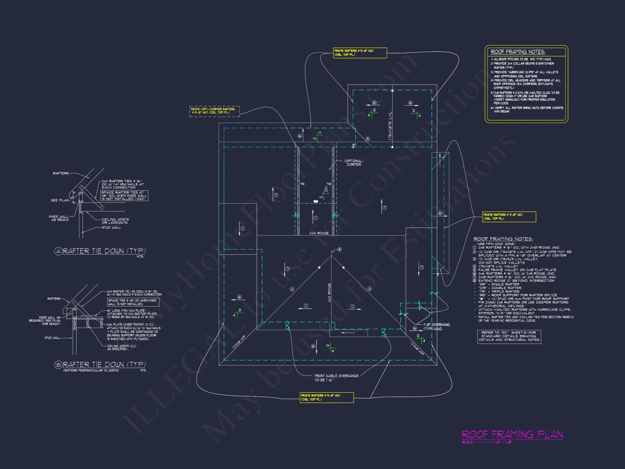 2, 300 Sq. Ft. Craftsman house Design